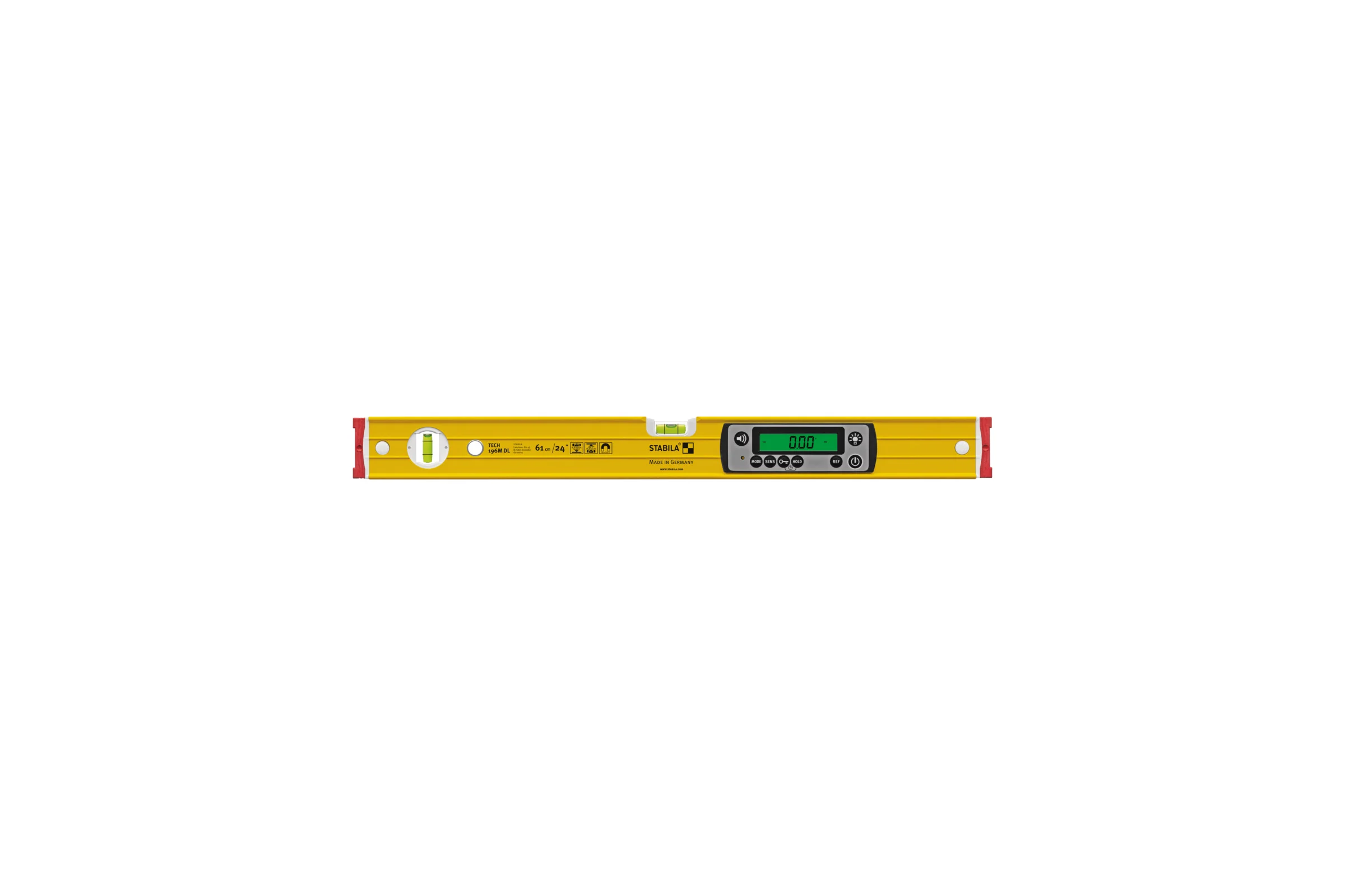 Уровень STABILA tech 196m dl, 61см (ip 67, 2верт.,1гориз., 2 жк дисп., точн. 0,5мм/м) , шт 19823