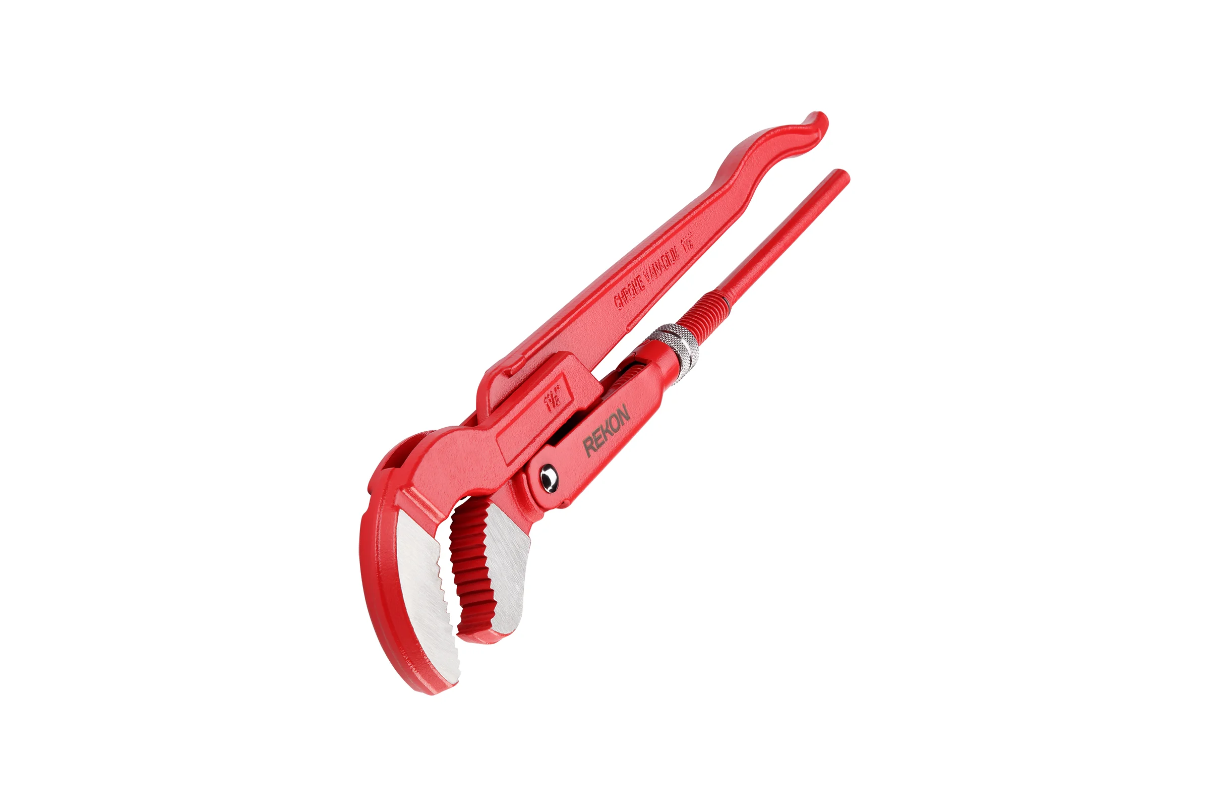 Трубный рычажный ключ REKON с S-образными губками 1-1/2", CrV 052003