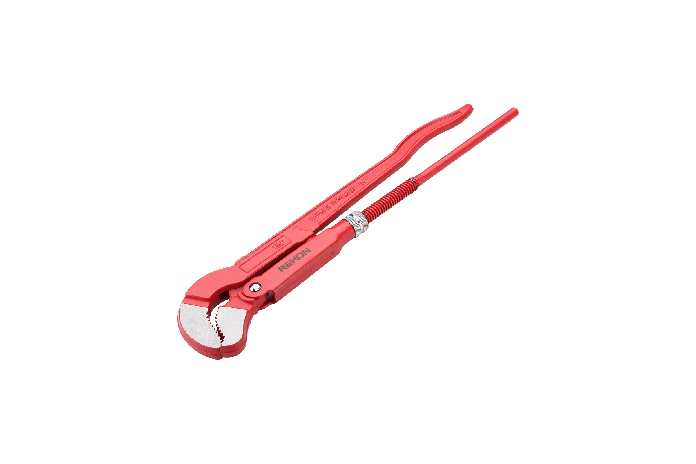 Трубный рычажный ключ REKON с S-образными губками 1-1/2", CrV 052003