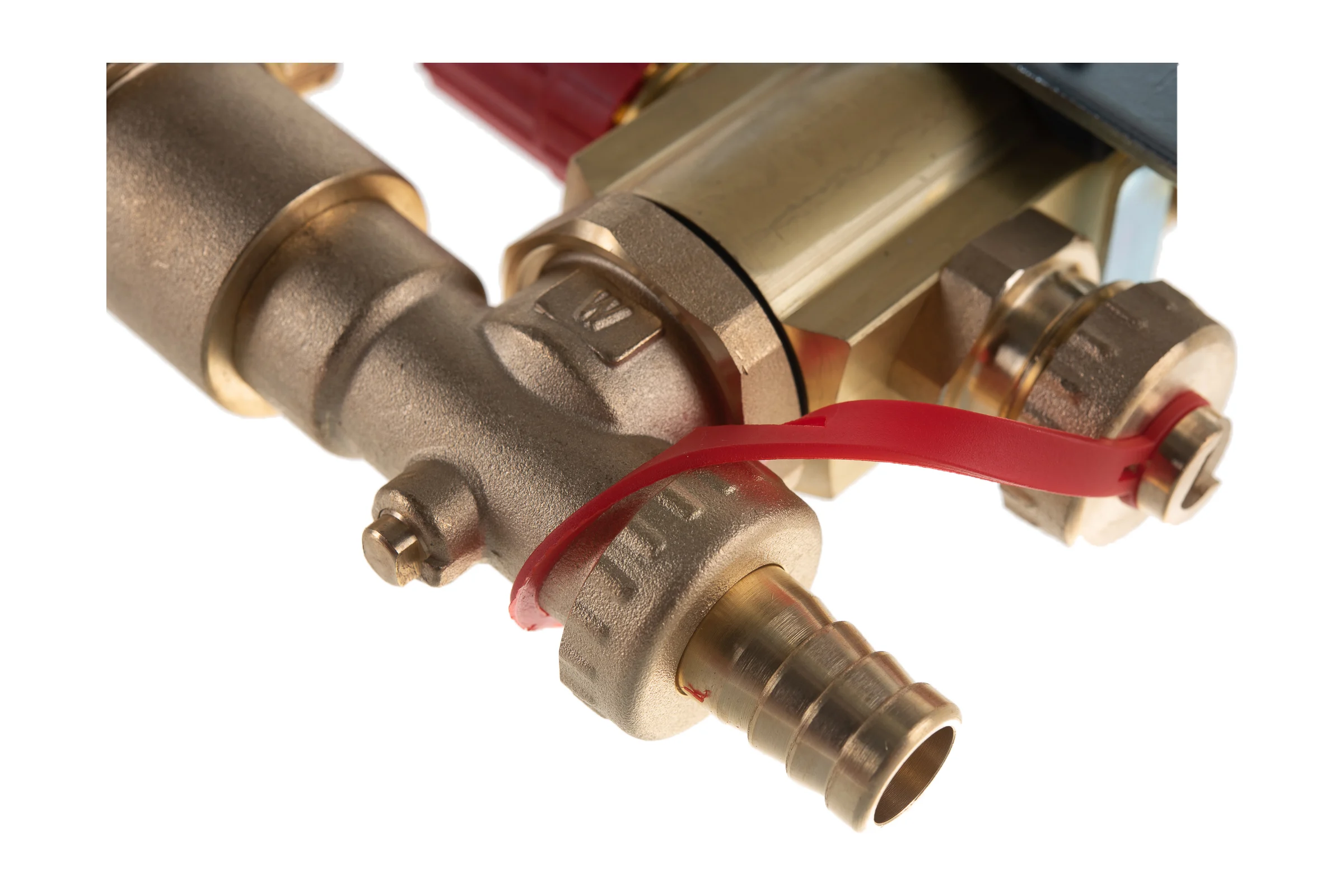 Комплект коллекторов Danfoss FHF-4 set с кронштейнами и воздухоотводчиками 4 контура 088U0704