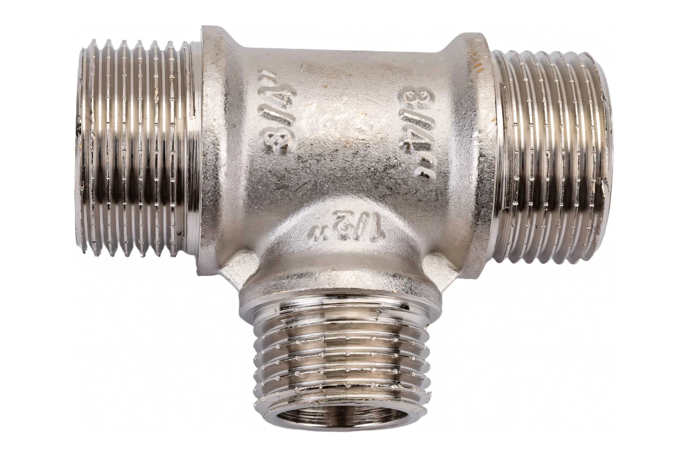 Переходной тройник Valtec 3/4"х1/2"х3/4" наружный-наружный-наружный VTr.131.RN.050405