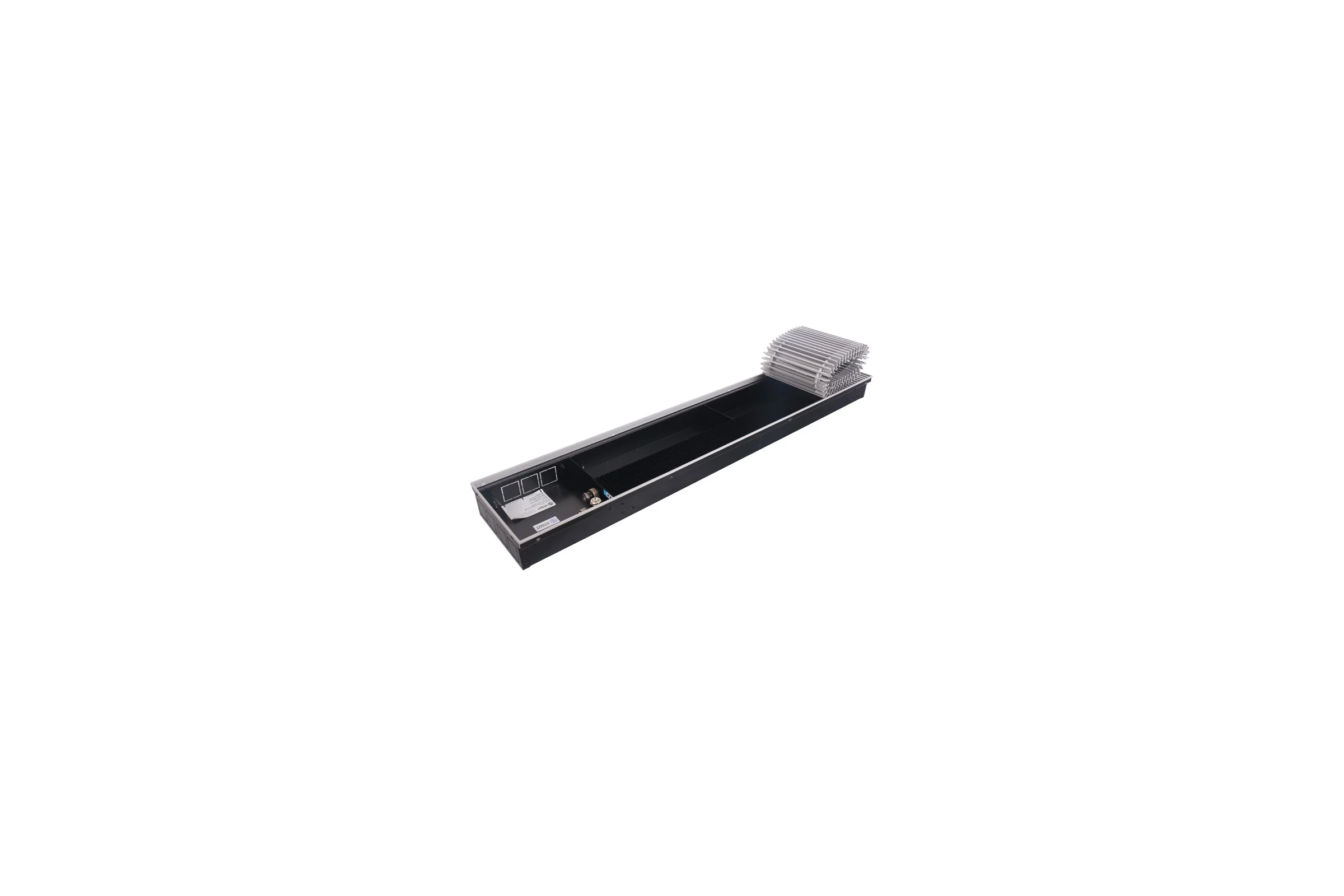 Внутрипольный конвектор STOUT SCN 80.240.1200 решетка алюминиевая SCN-1100-0824120 RG008TBC42ETGJ