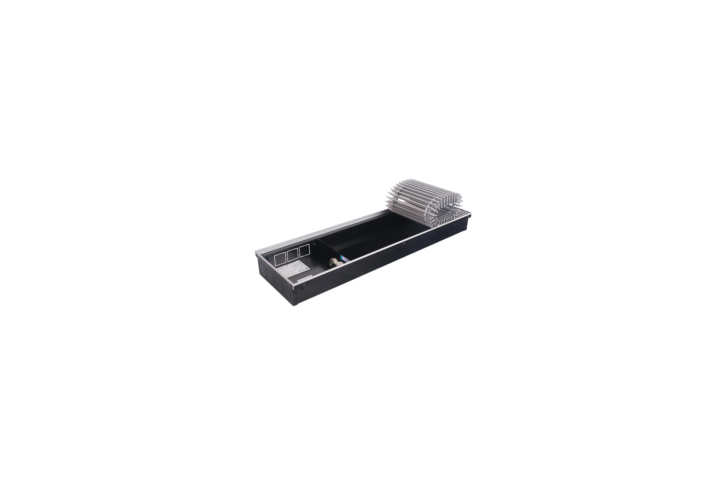 Внутрипольный конвектор STOUT решетка алюминиевая SCN-1100-0824080 RG008TBC3PMQNG