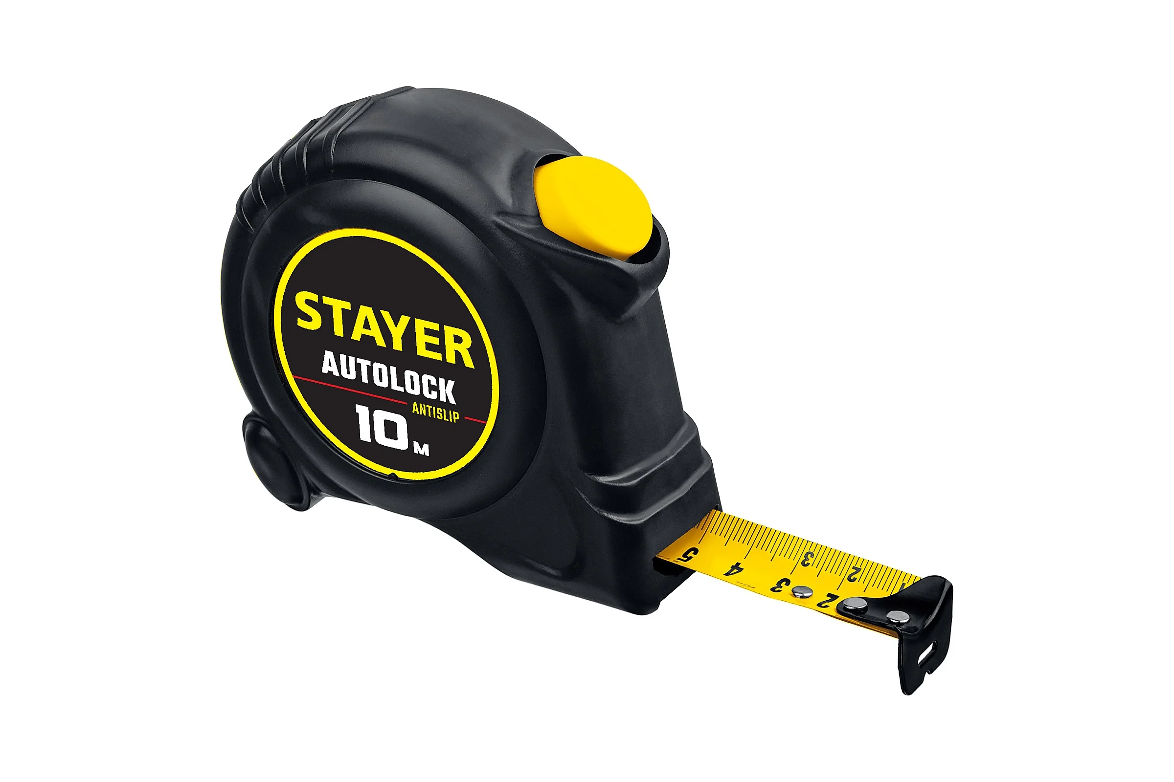 Рулетка с автостопом Stayer AutoLock 10м / 25мм 2-34126-10-25