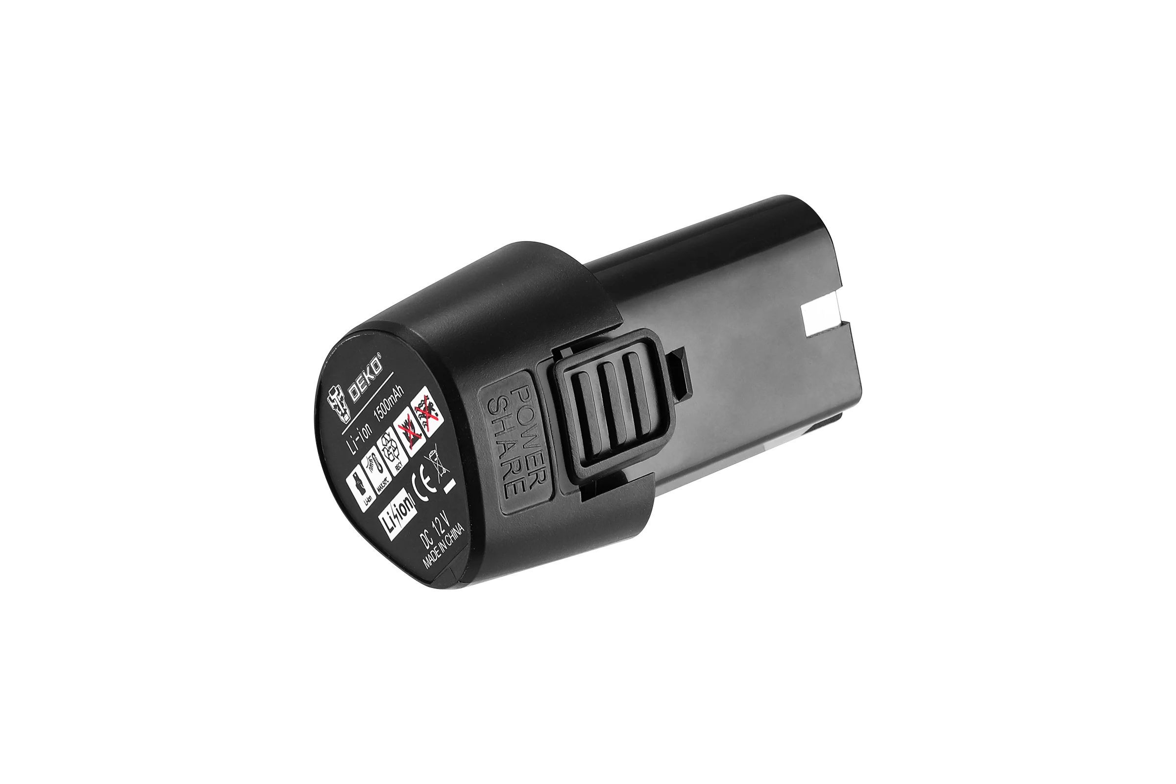 Литий-ионный аккумулятор для дрелей-шуруповертов DEKO DKCD12FU-Li и Banger 12V, 12В, 1,5 Ач 063-4379