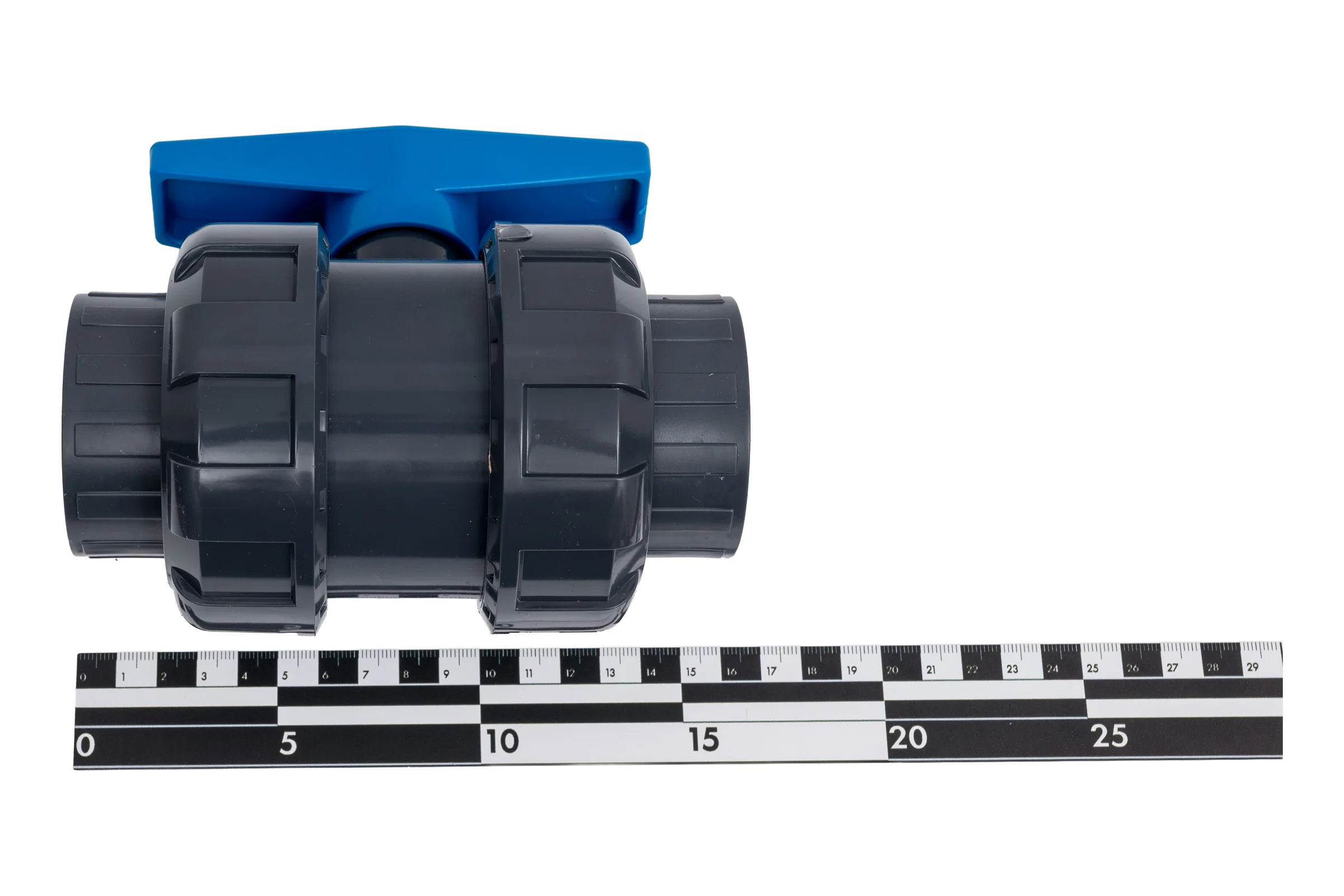 Кран шаровой AQUAVIVA НПВХ DN 50 резьба ВР 1 1/2" уплотнение TPV AQVBVE050 56685
