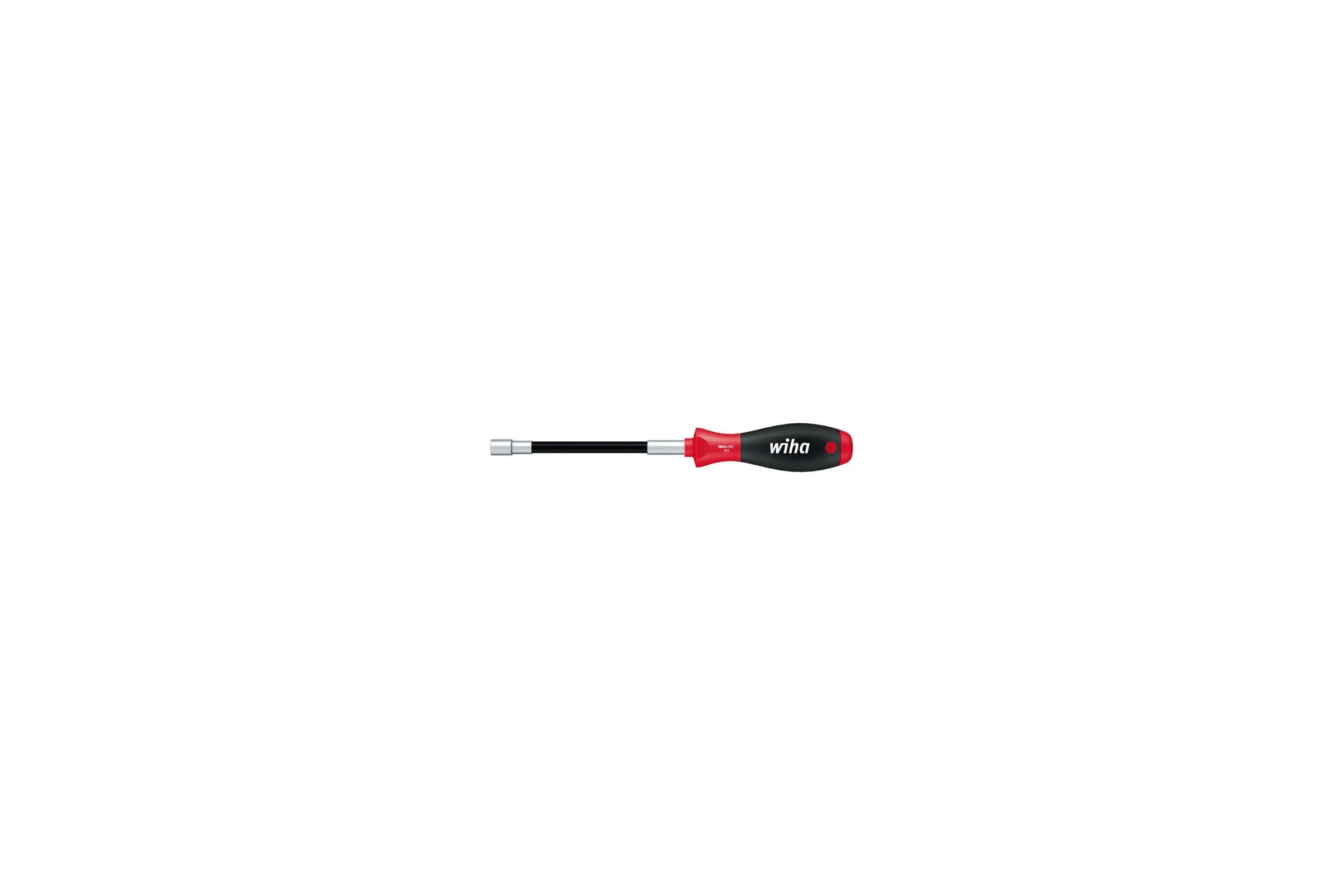 Отвертка Wiha SoftFinish гибкая, торцевая головка 372 SW7,0x150 01438