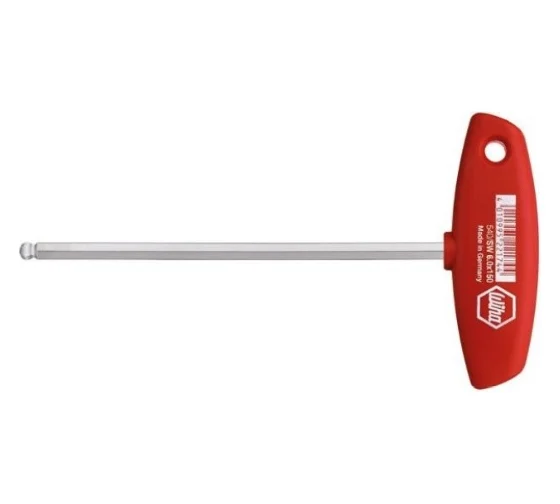Отвертка Wiha Classic T-образная 6-тигранная 540 со сферической головкой SW6,0x150 04105