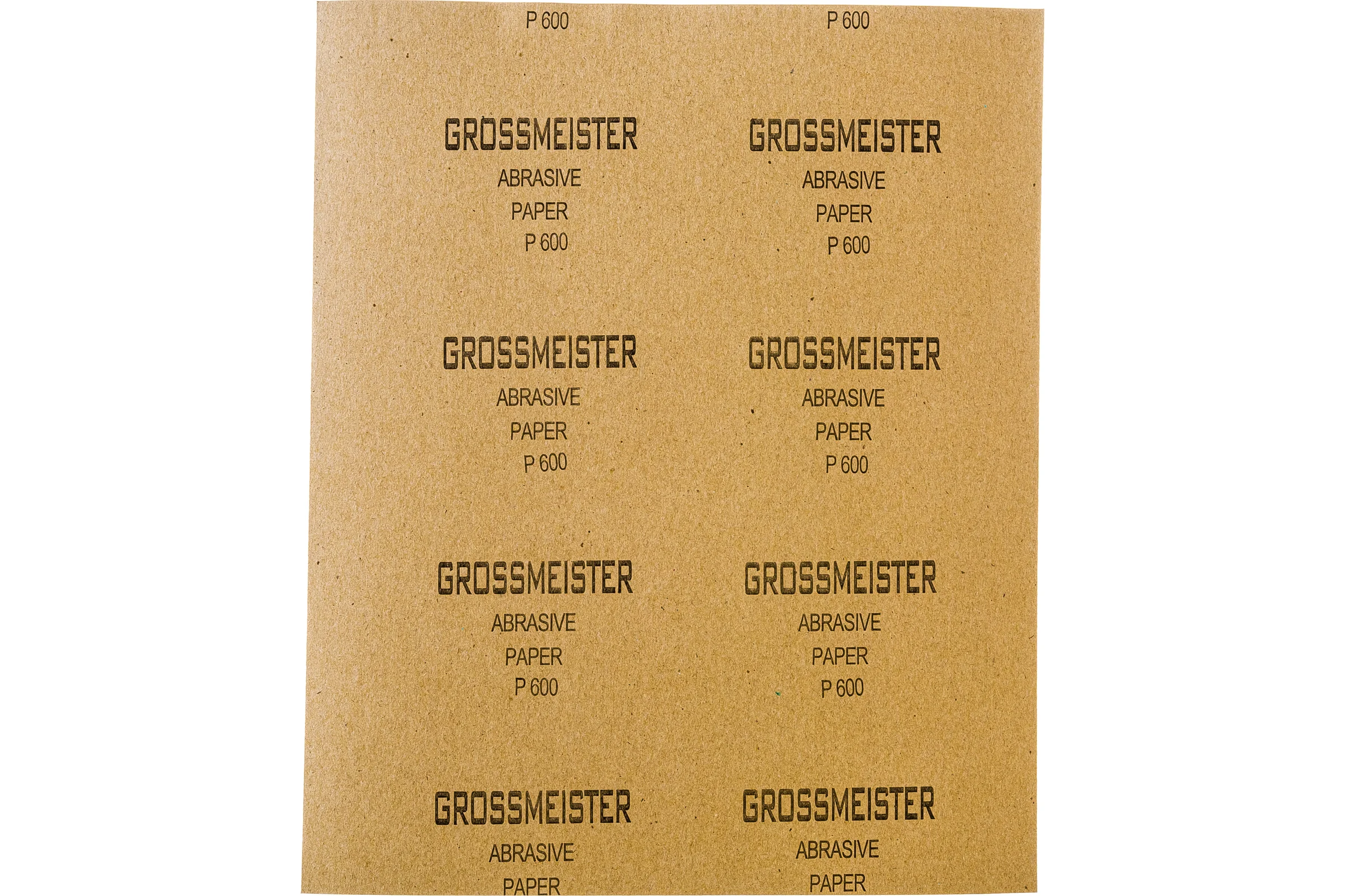Бумага шлифовальная водонепроницаемая (10 шт, зерно 600) GROSSMEISTER 011002600