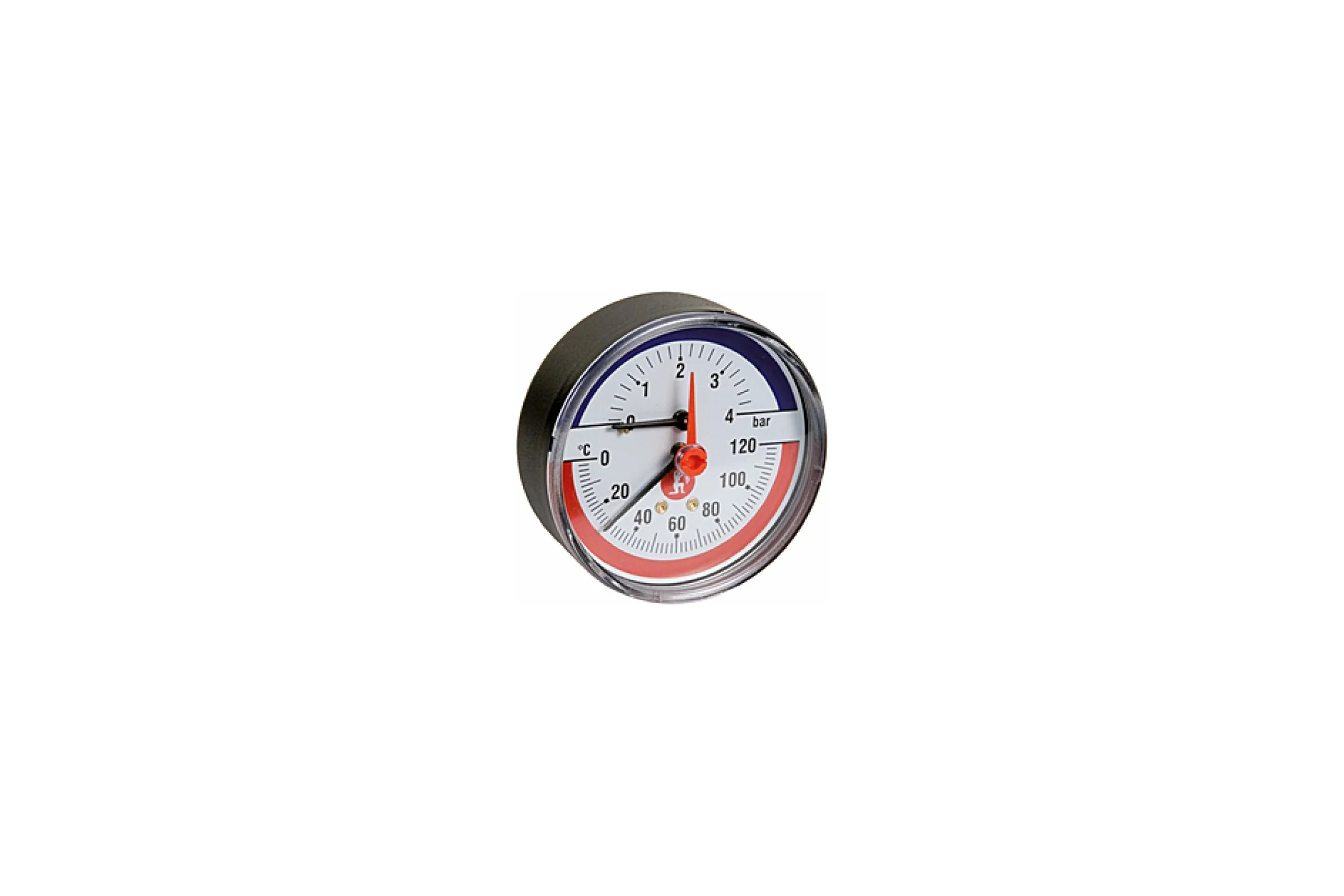 Термоманометр Giacomini R226 1/2", TC -от 0 до +120°C, PN, бар-0-6 R226Y002