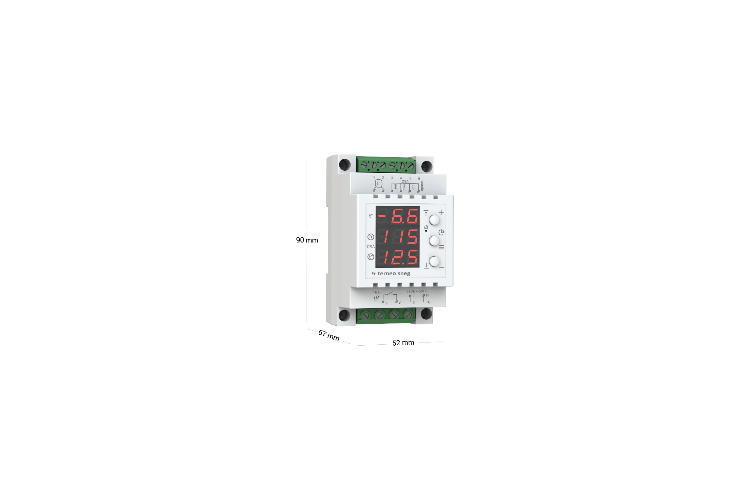 Терморегулятор Terneo Sneg R10-4 4820120221644