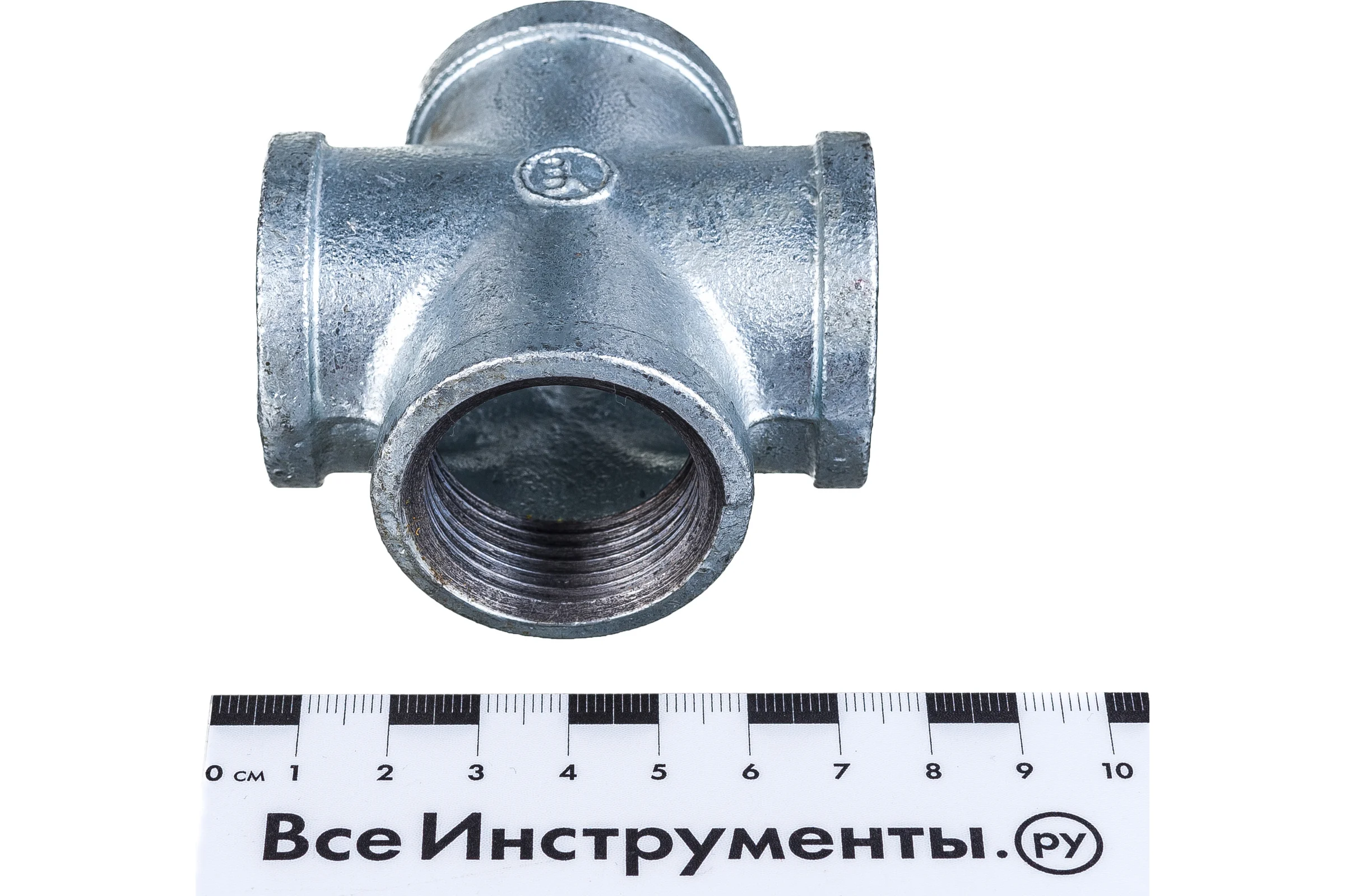 Крест Fittex PLUS прямой, чугун 25 ВР/ВР 127-3673