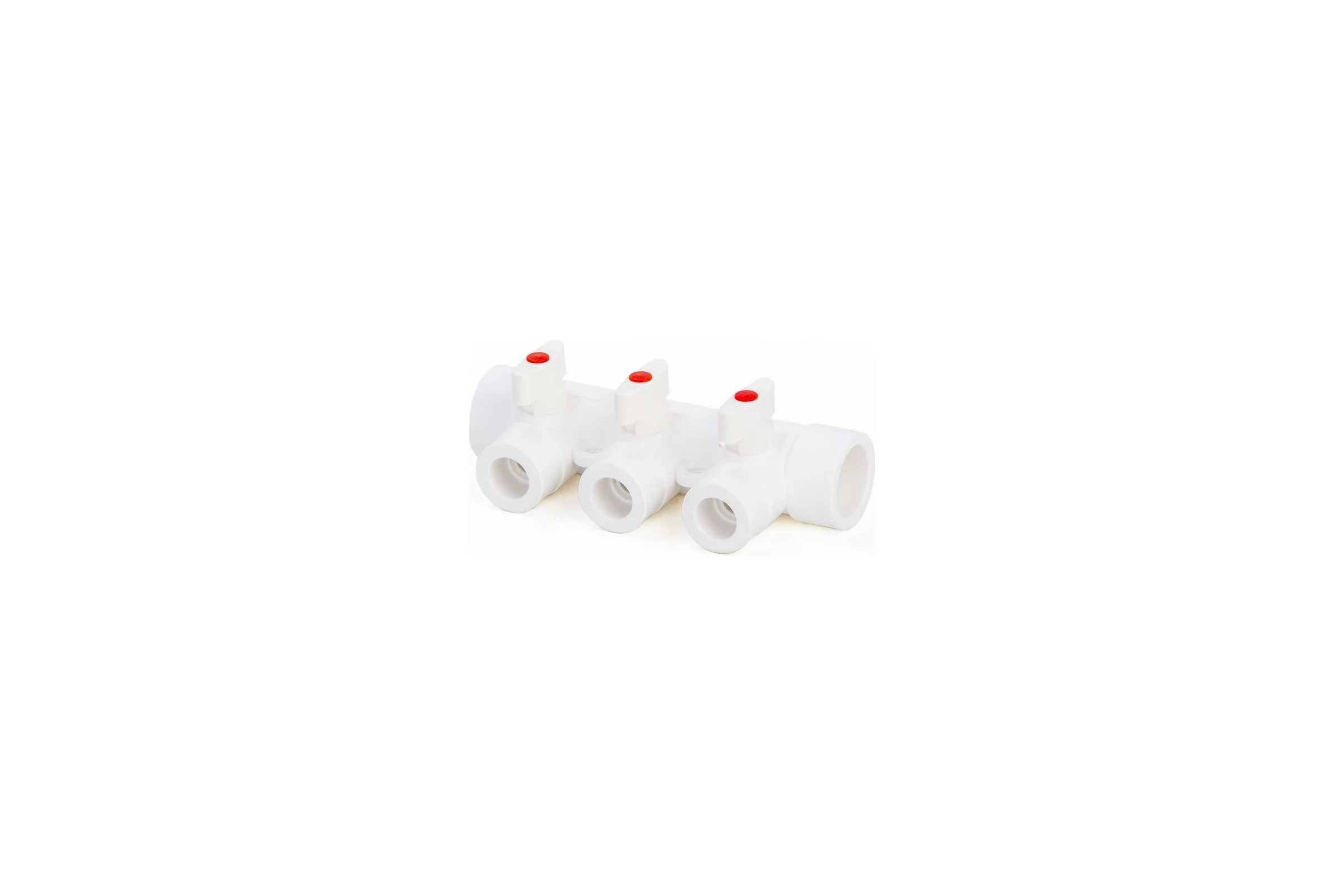 Коллектор с шаровыми кранами LAMMIN ppr 25x3 Lm31081003025