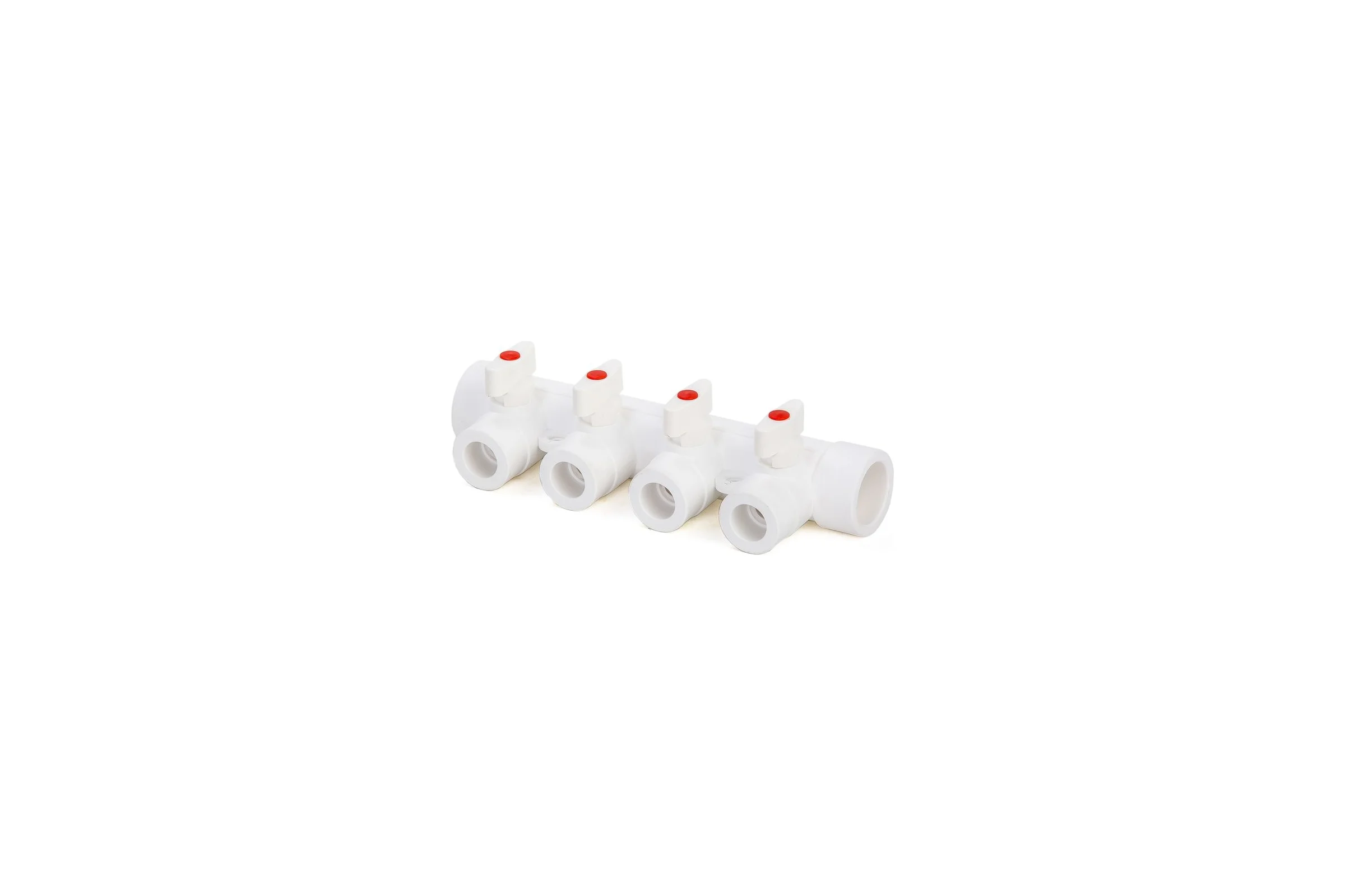 Коллектор с шаровыми кранами LAMMIN ppr 40x4 Lm31081004040