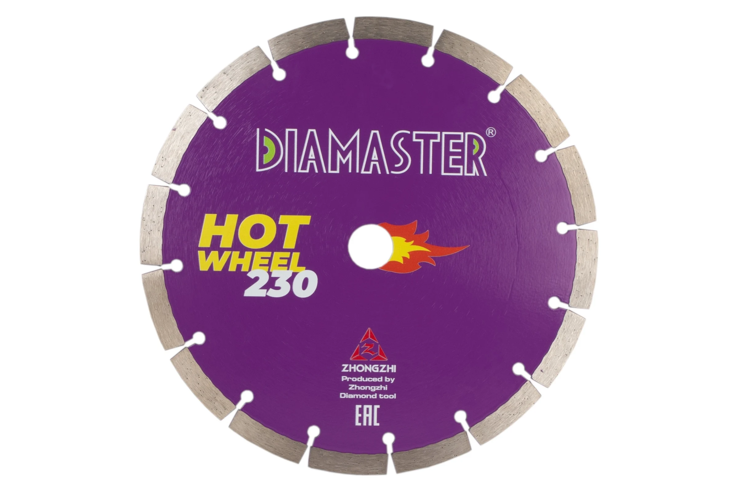 Диск сегментный HOT WHEEL 230х2.6х22.2/34х2.8х10 мм, 16Z, универсал/wet/dry Diamaster 001.000.342