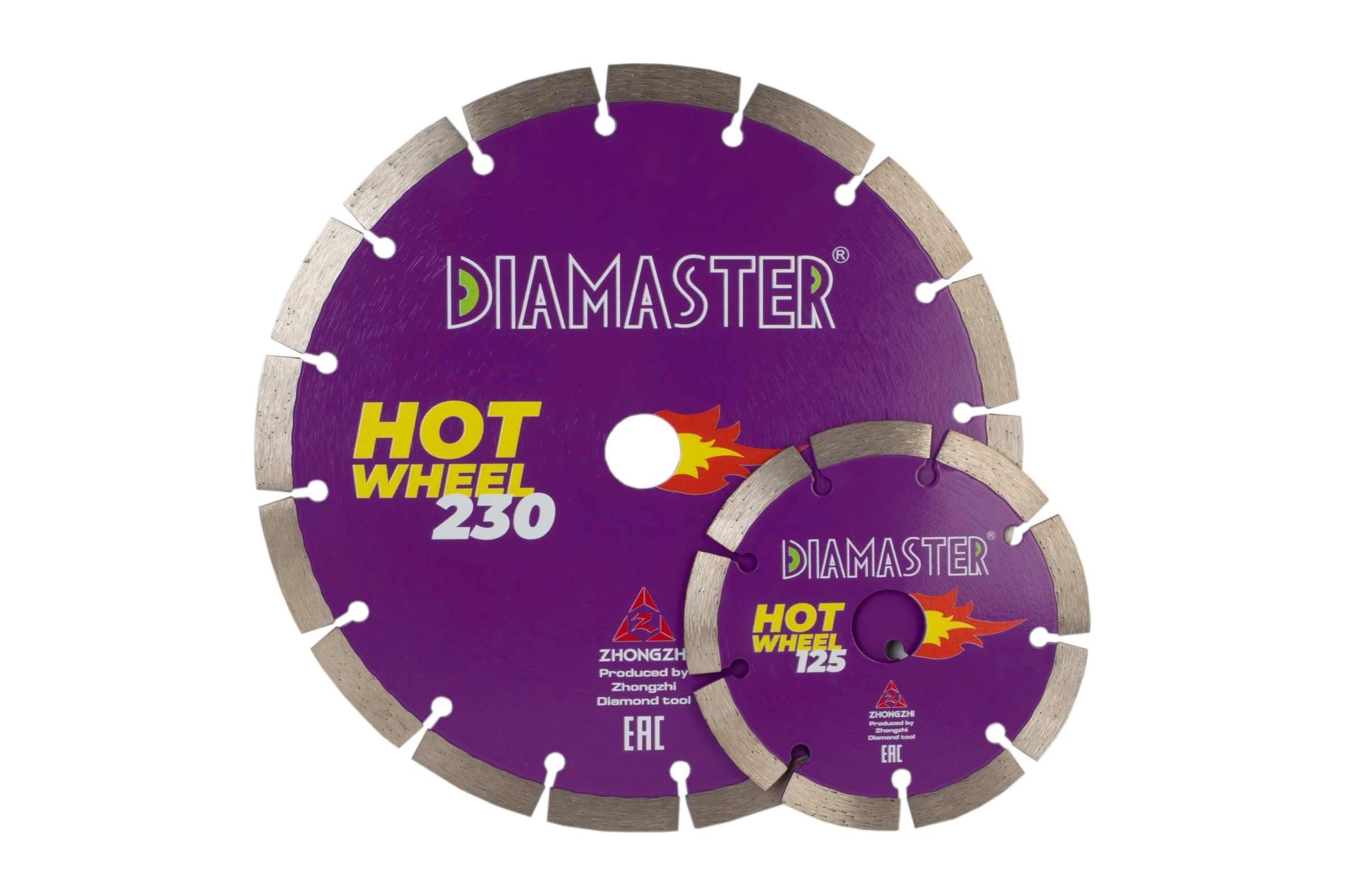 Диск сегментный HOT WHEEL 230х2.6х22.2/34х2.8х10 мм, 16Z, универсал/wet/dry Diamaster 001.000.342