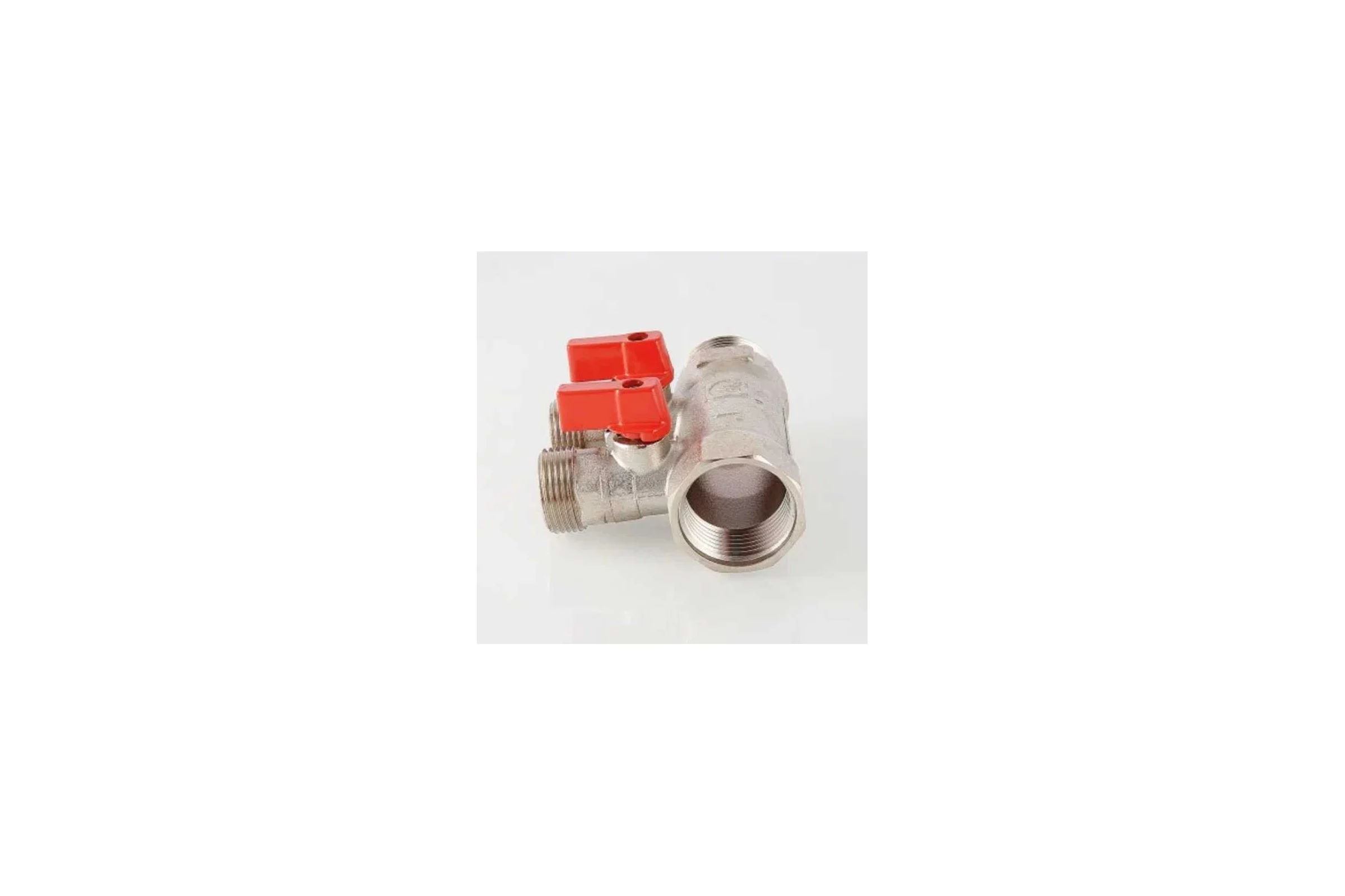 Коллектор с отсекающими кранами Valtec 1х2 выхода Евроконус 3/4" VTc.580.NE.0602