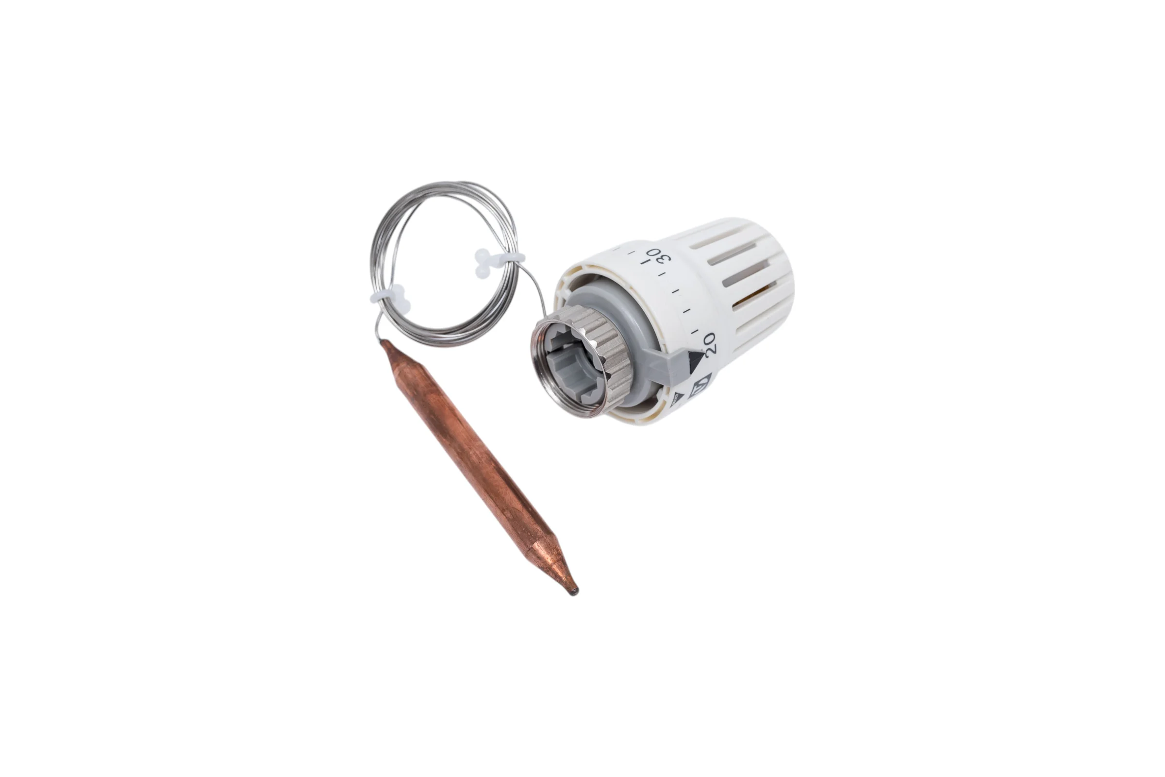 Термоголовка Valtec с погружным датчиком диапазон регулировки 20-62 С 2 м VT.3011.0.0