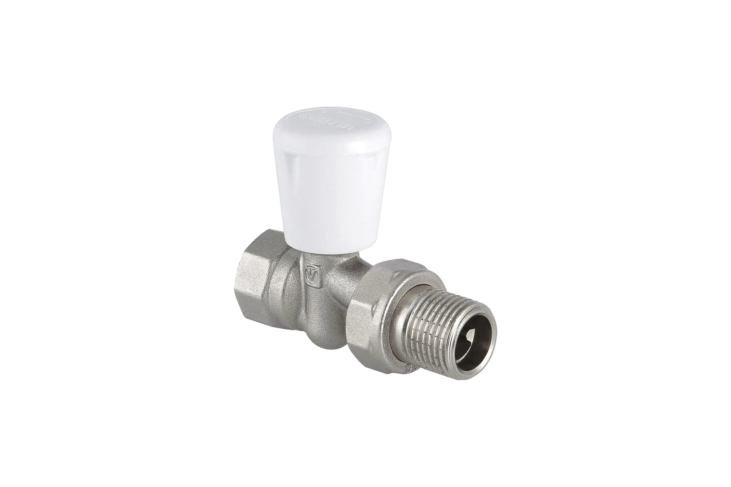 Ручной клапан Valtec для радиатора прямой 1/2" VT.018.N.04