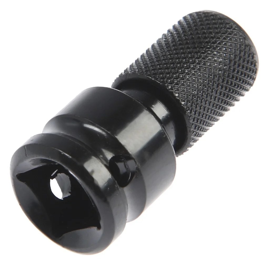 Адаптер для бит с квадратом 1/2" на шестигранник 1/4" ТУНДРА 7443390