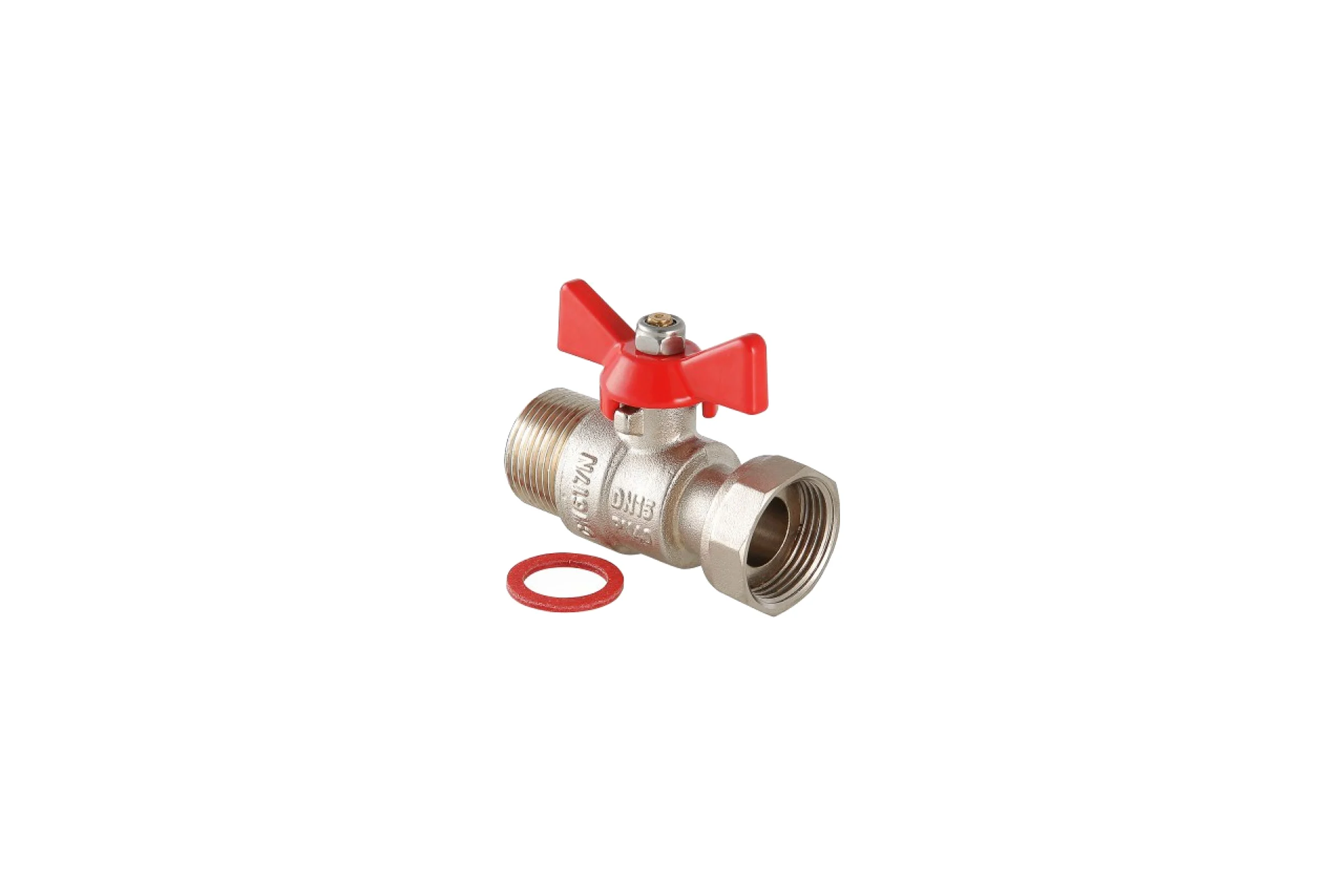 Шаровой кран Valtec с накидной гайкой 3/4" внутренняя-наружная VT.260.N.0505