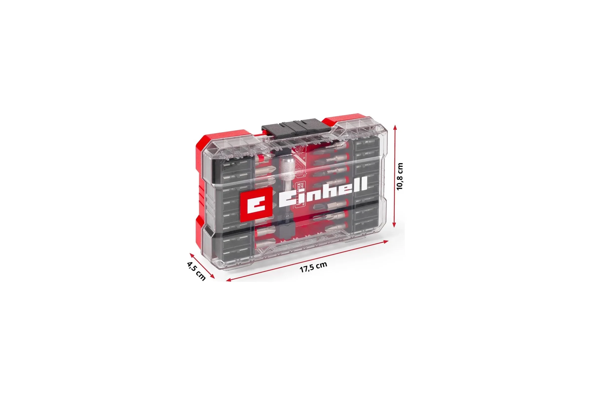 Набор бит 33 предмета, 50 мм, с держателем, m-case Einhell 118903