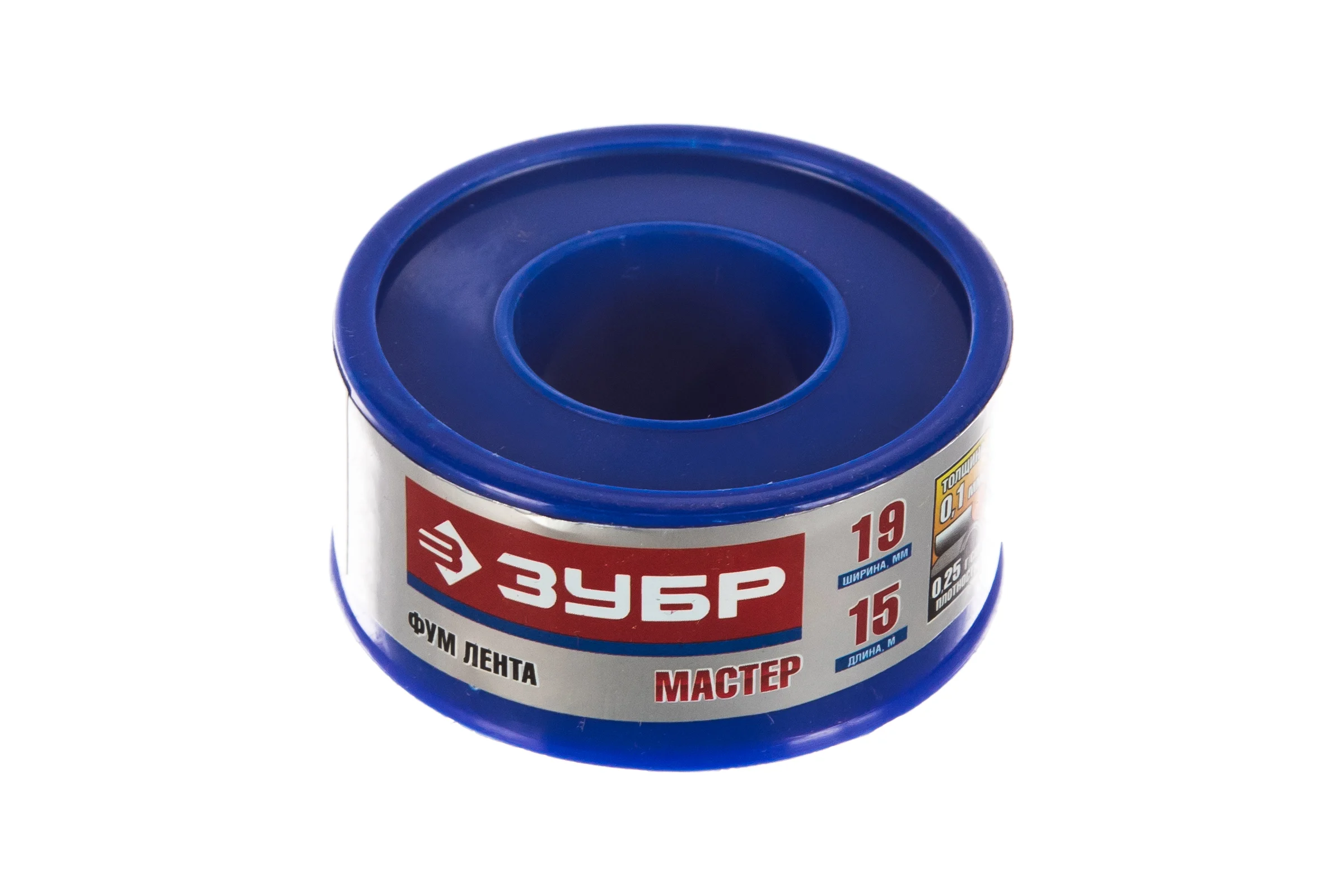 Фумлента Зубр Мастер плотность 0.1 мм х 19 мм х 15 м 12373-19-025