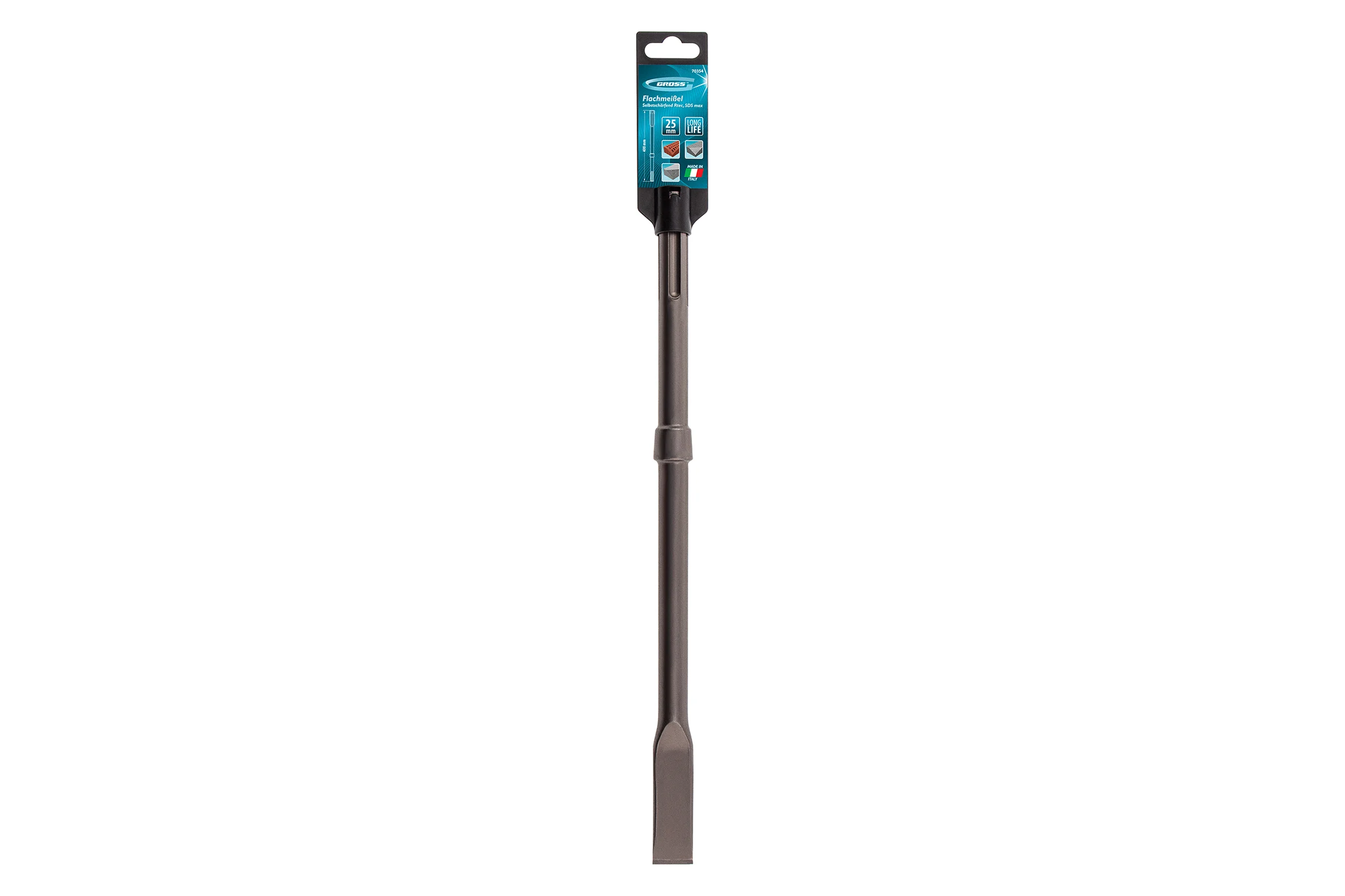 Плоское самозатачивающееся зубило Gross Rtec 400 мм SDS-max 70354