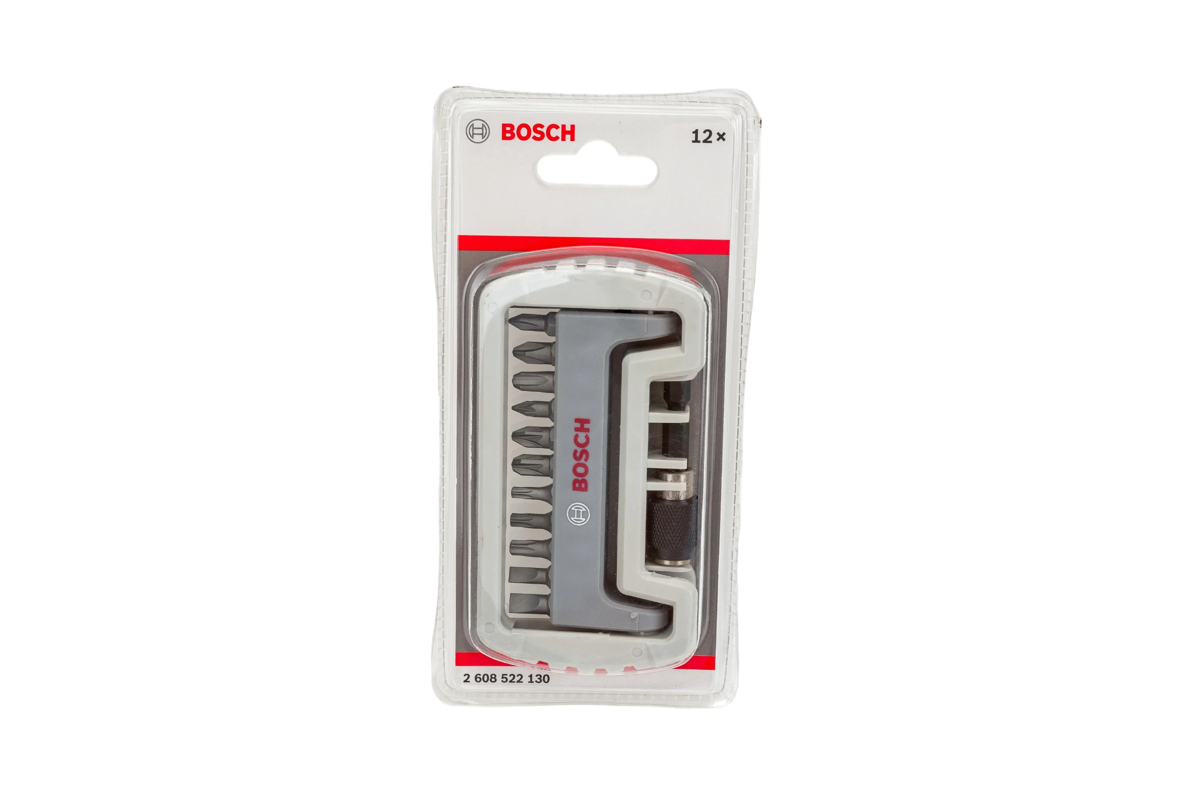 Набор бит Bosch 12 шт. держатель с быстросменным патроном 2608522130