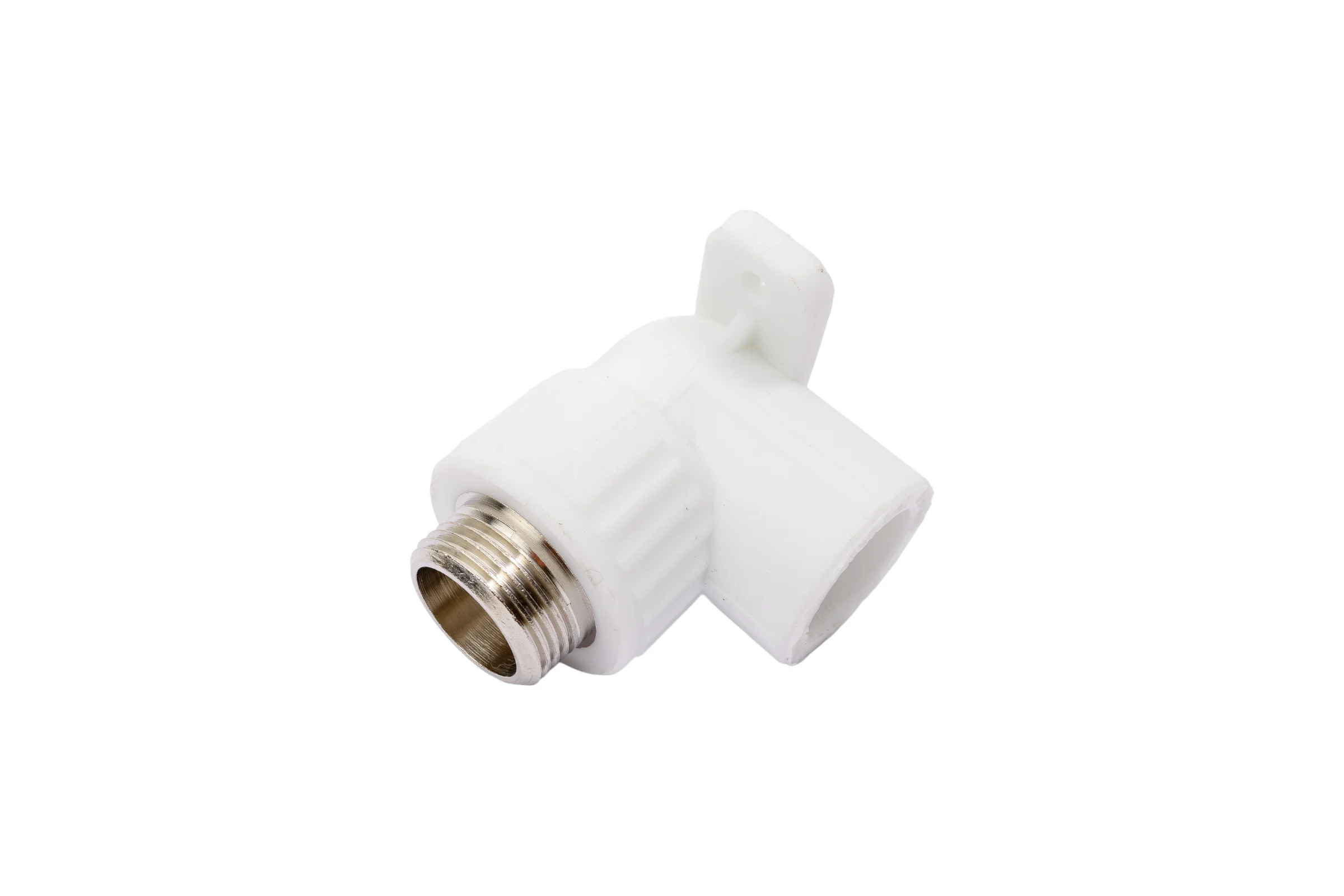 Угол Valfex с наружной резьбой (простое крепление) 25x3/4" (45/15) белый 10121125