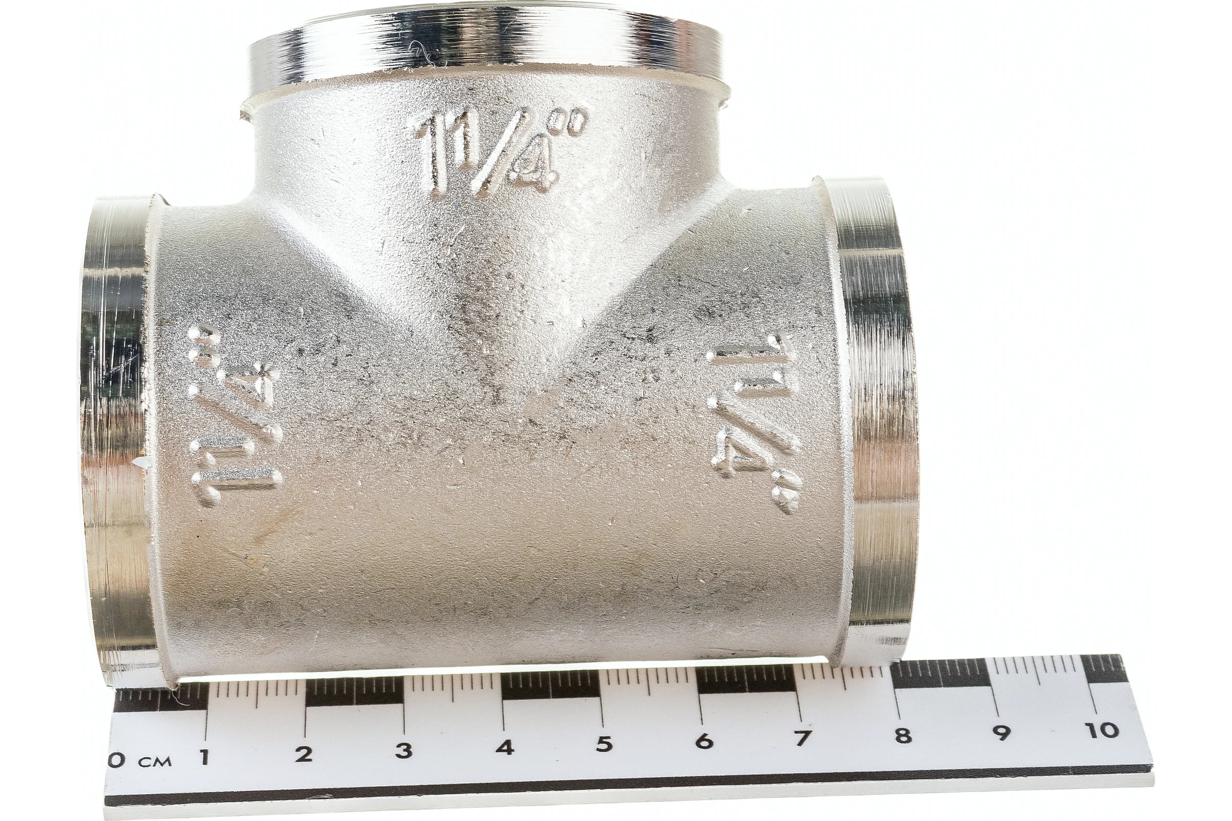 Тройник Valtec 1 1/4" внутренняя-внутренняя-внутренняя VTr.130.N.0007