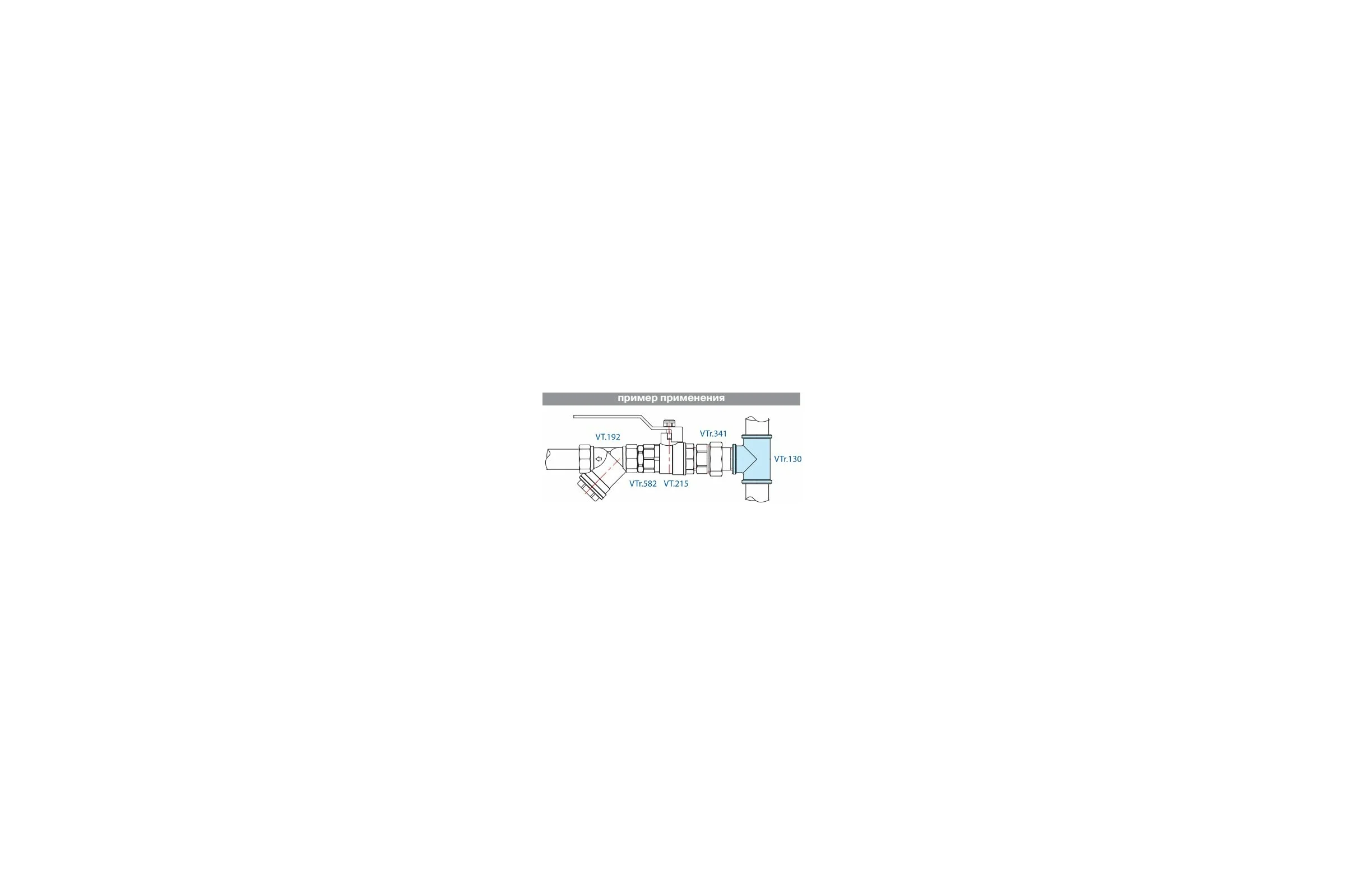 Тройник Valtec 1 1/2" внутренняя-внутренняя-внутренняя VTr.130.N.0008