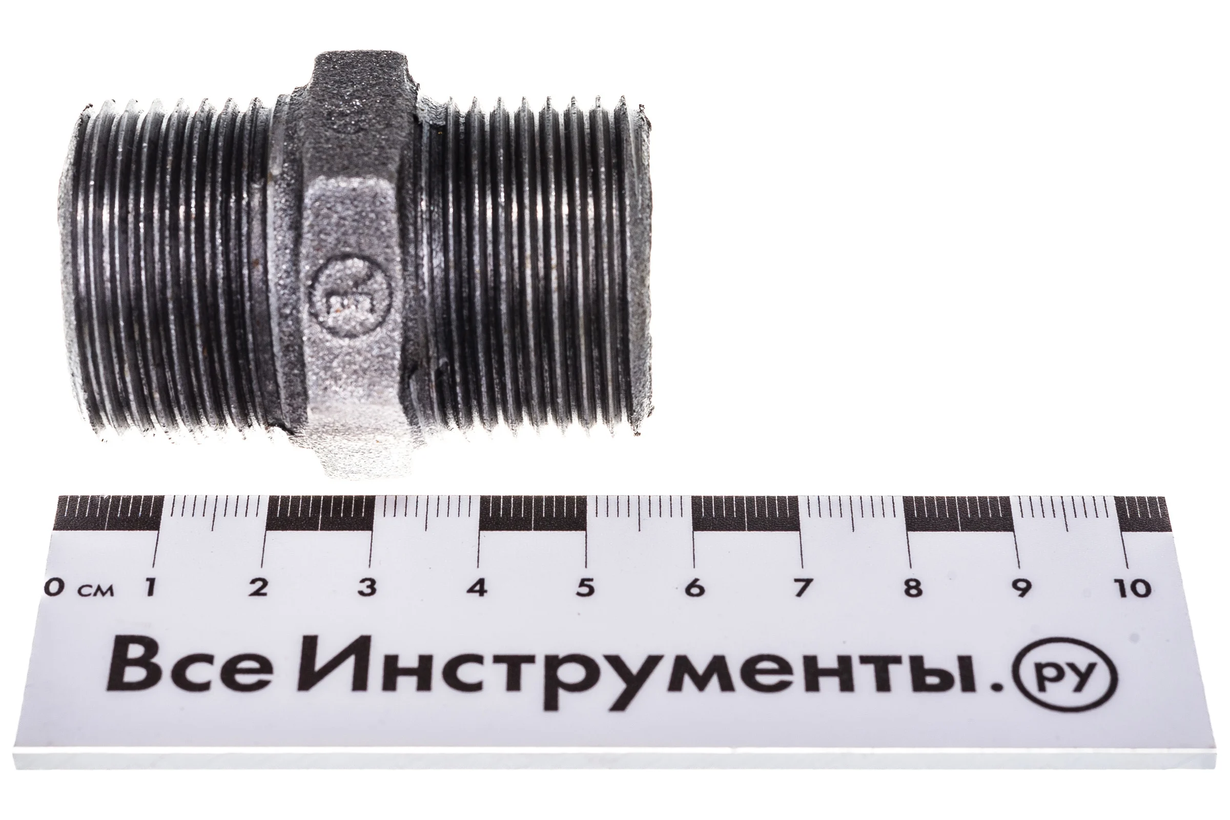 Прямой ниппель Fittex PLUS чугун 25 НР 127-3504