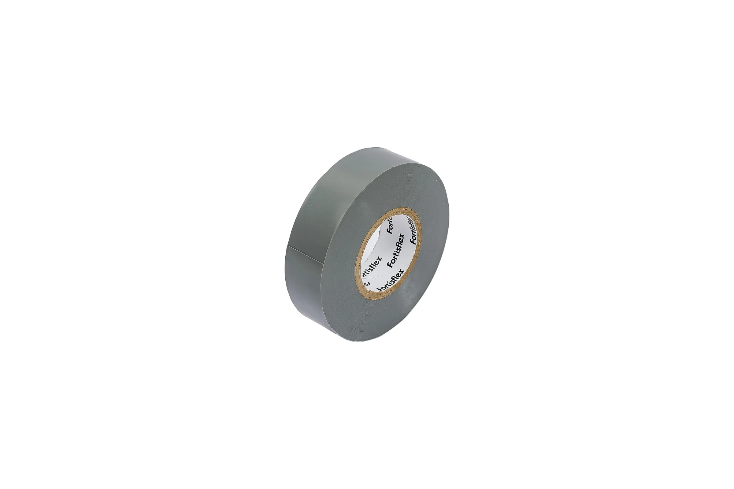 Изолента ПВХ Fortisflex 19x0.15 мм, 20 м, серый 90817