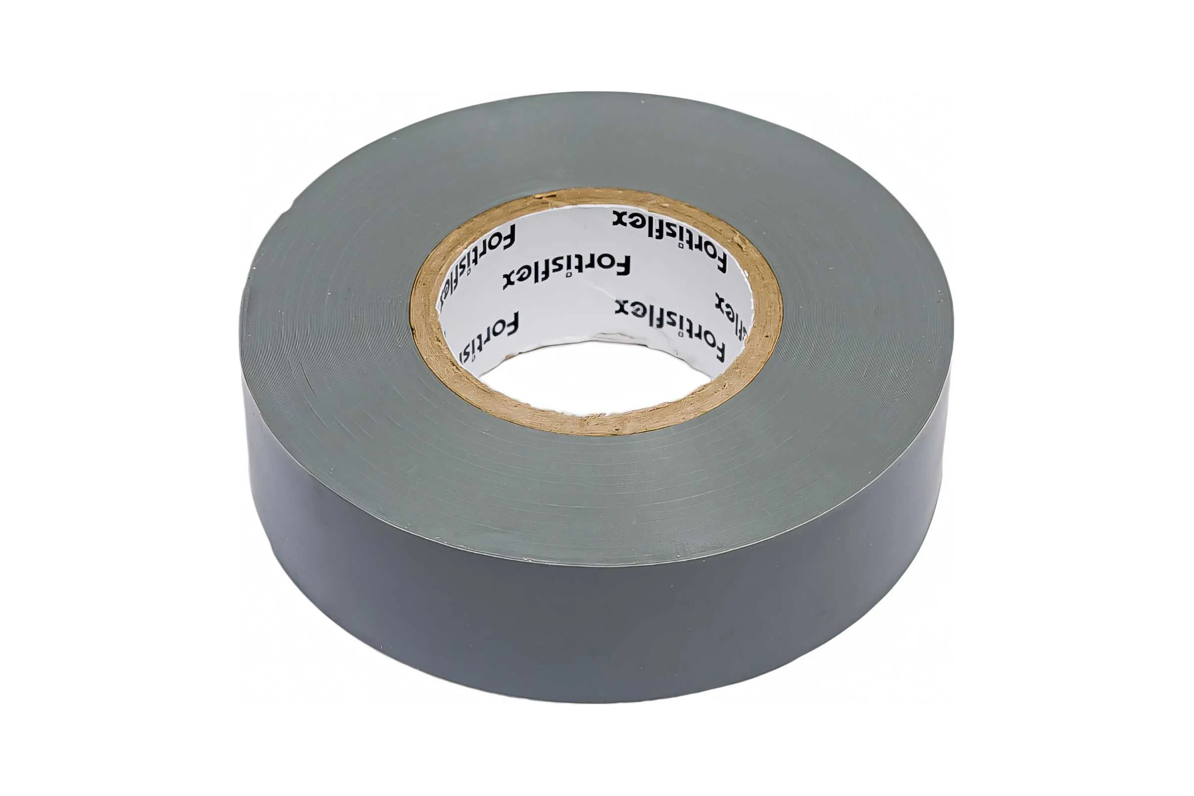 Изолента ПВХ Fortisflex 19x0.15 мм, 20 м, серый 90817