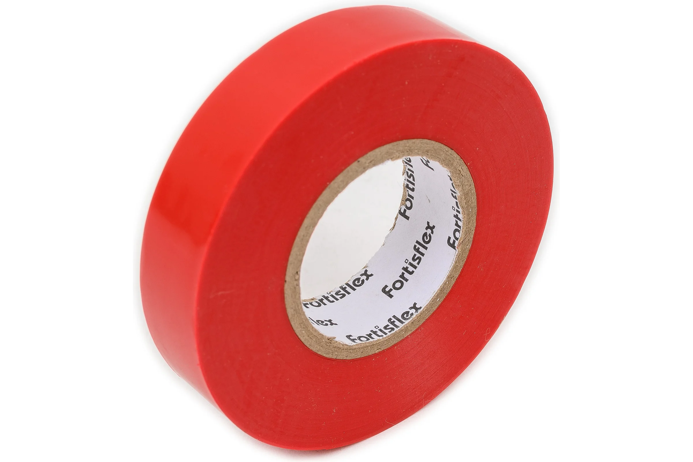 Изолента ПВХ Fortisflex 15x0.13 мм, 20 м, красный 90807
