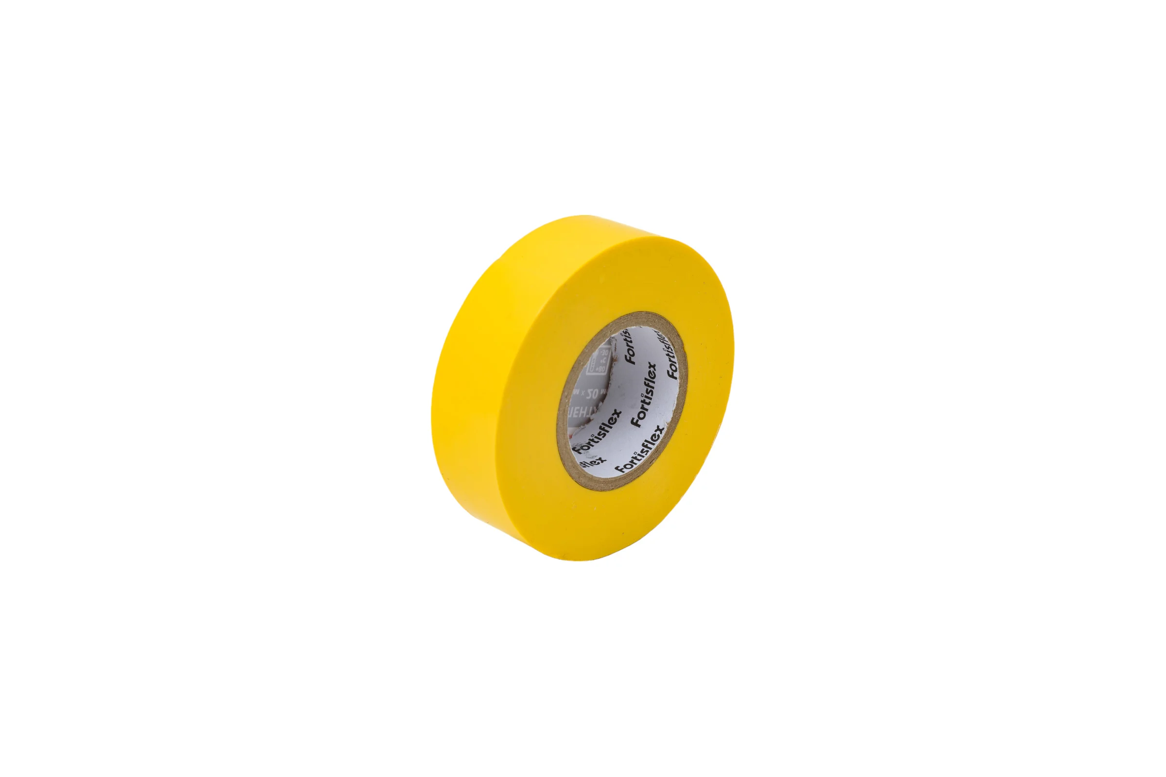 Изолента ПВХ Fortisflex 19x0.13 мм, 20 м, желтый 90812