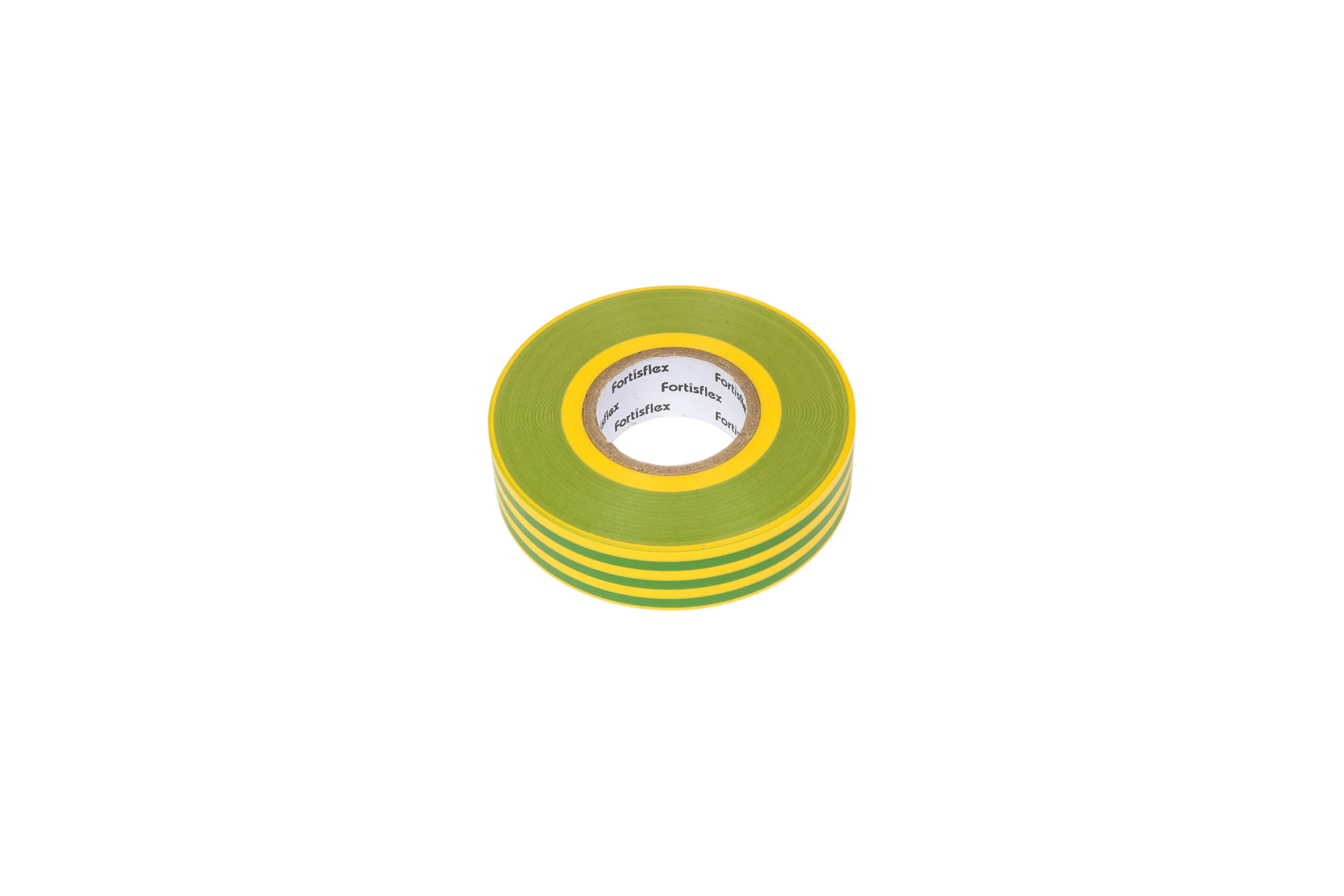 Изолента ПВХ Fortisflex Heavy Duty 19x0.18 мм, 20 м, желто-зеленый 90823