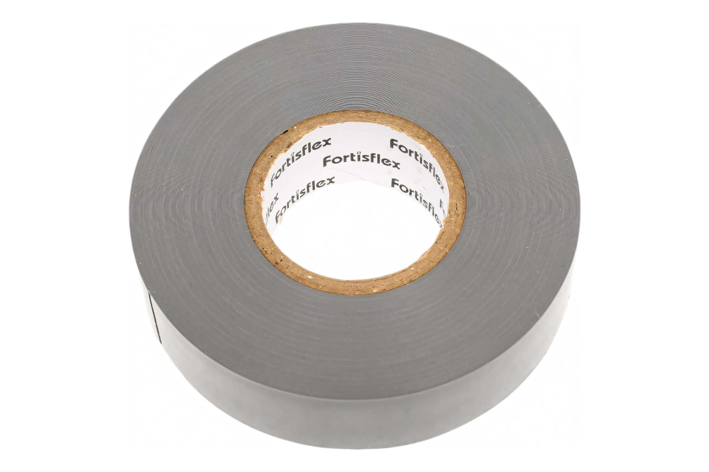 Изолента ПВХ Fortisflex Heavy Duty 19x0.18 мм, 20 м, серый 90822