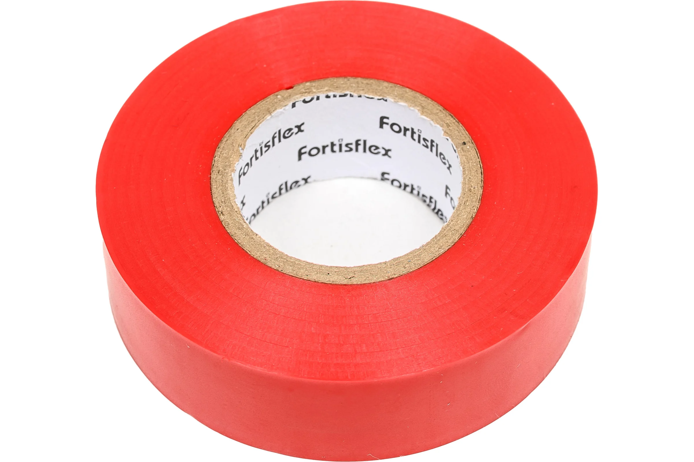 Изолента ПВХ Fortisflex 19x0.13 мм, 20 м, красный 90814