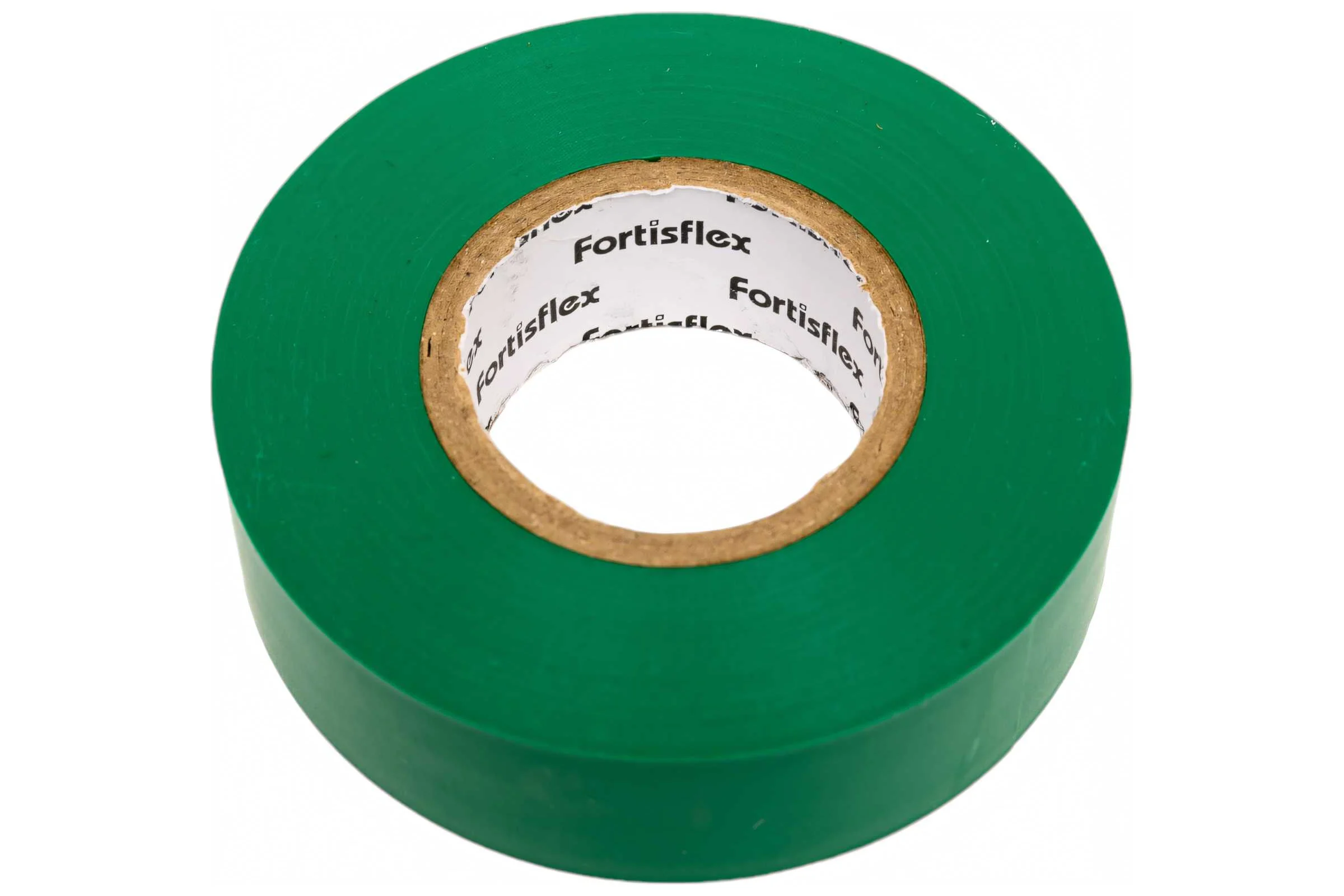 Изолента ПВХ Fortisflex 19x0.13 мм, 20 м, зеленый 90813