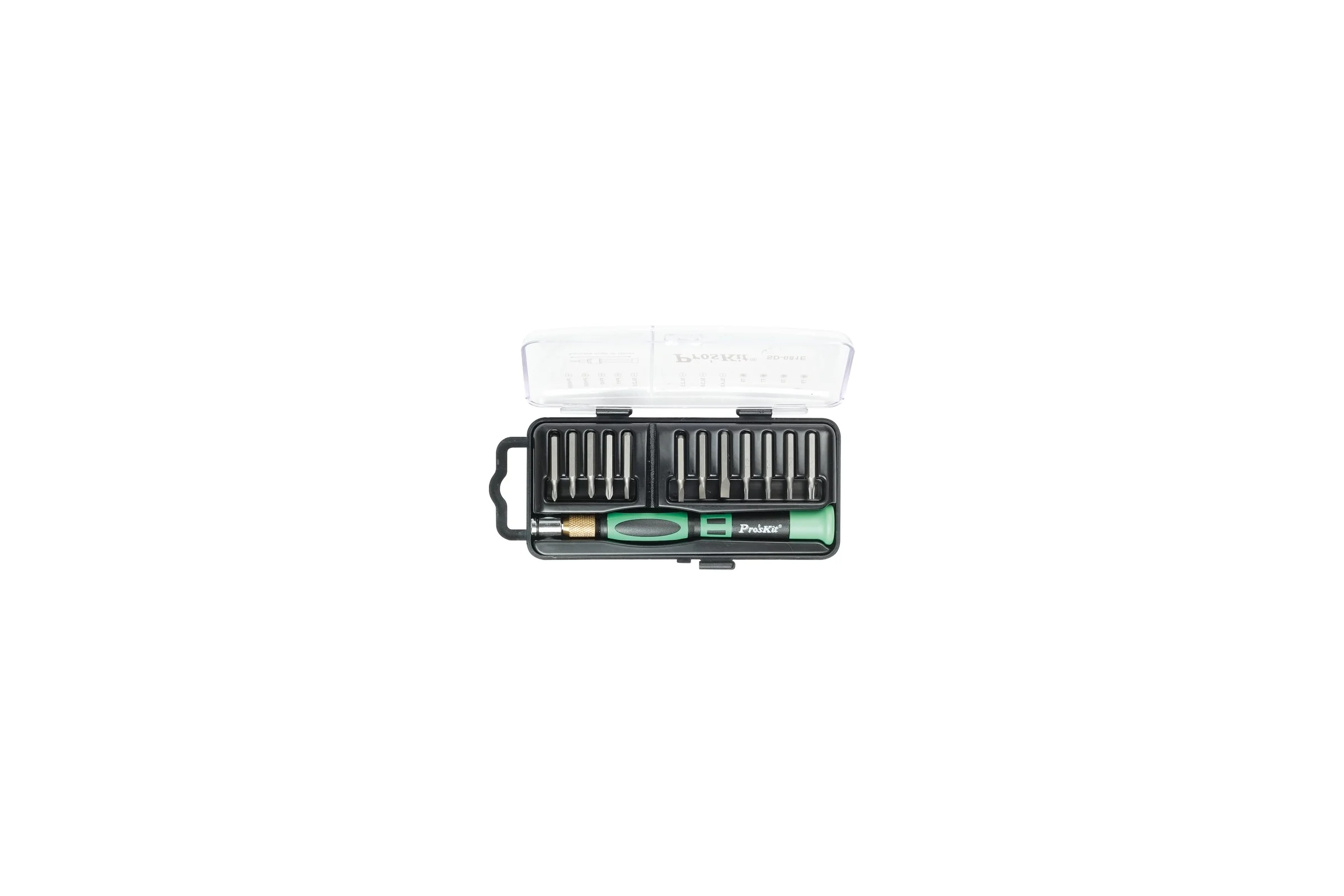Прецизионная отвертка со сменными битами 12шт. ProsKit SD-081E С00034095