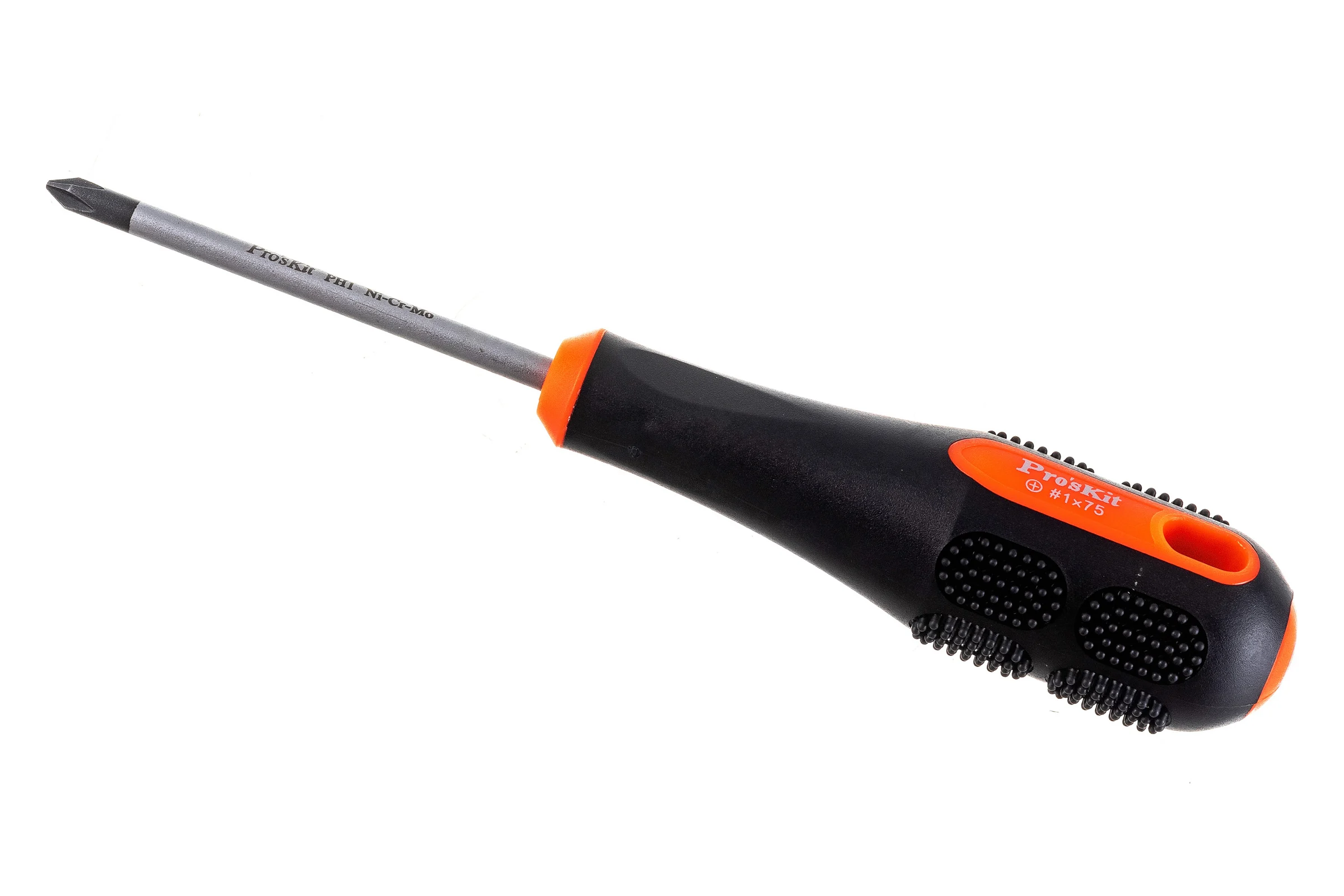Отвертка ProsKit Pro-soft + #1, 5х75мм, 184мм SD-202B С00034823