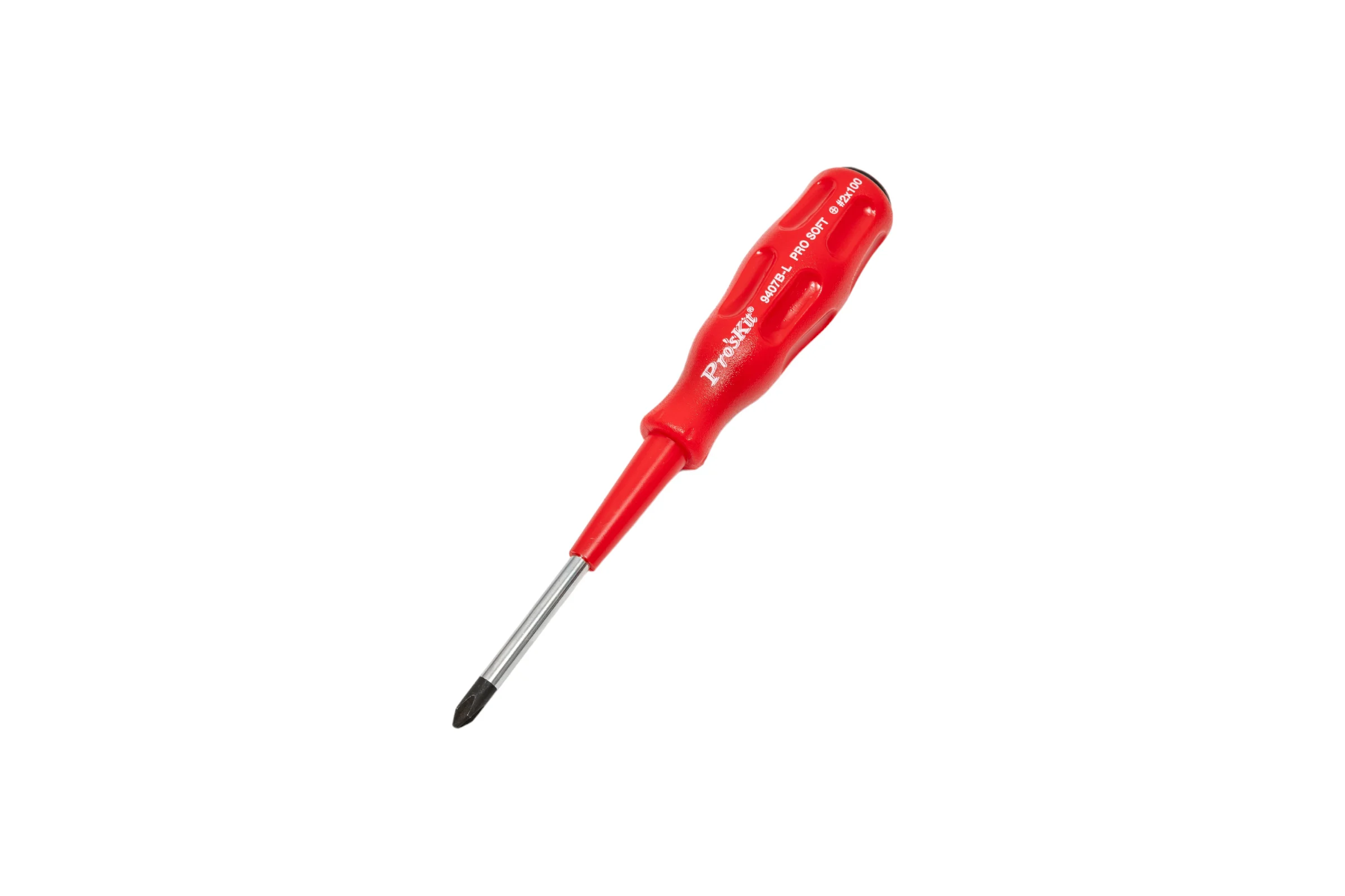 Отвертка ProsKit Pro-Soft + #2x57мм 89407B-L С00036802