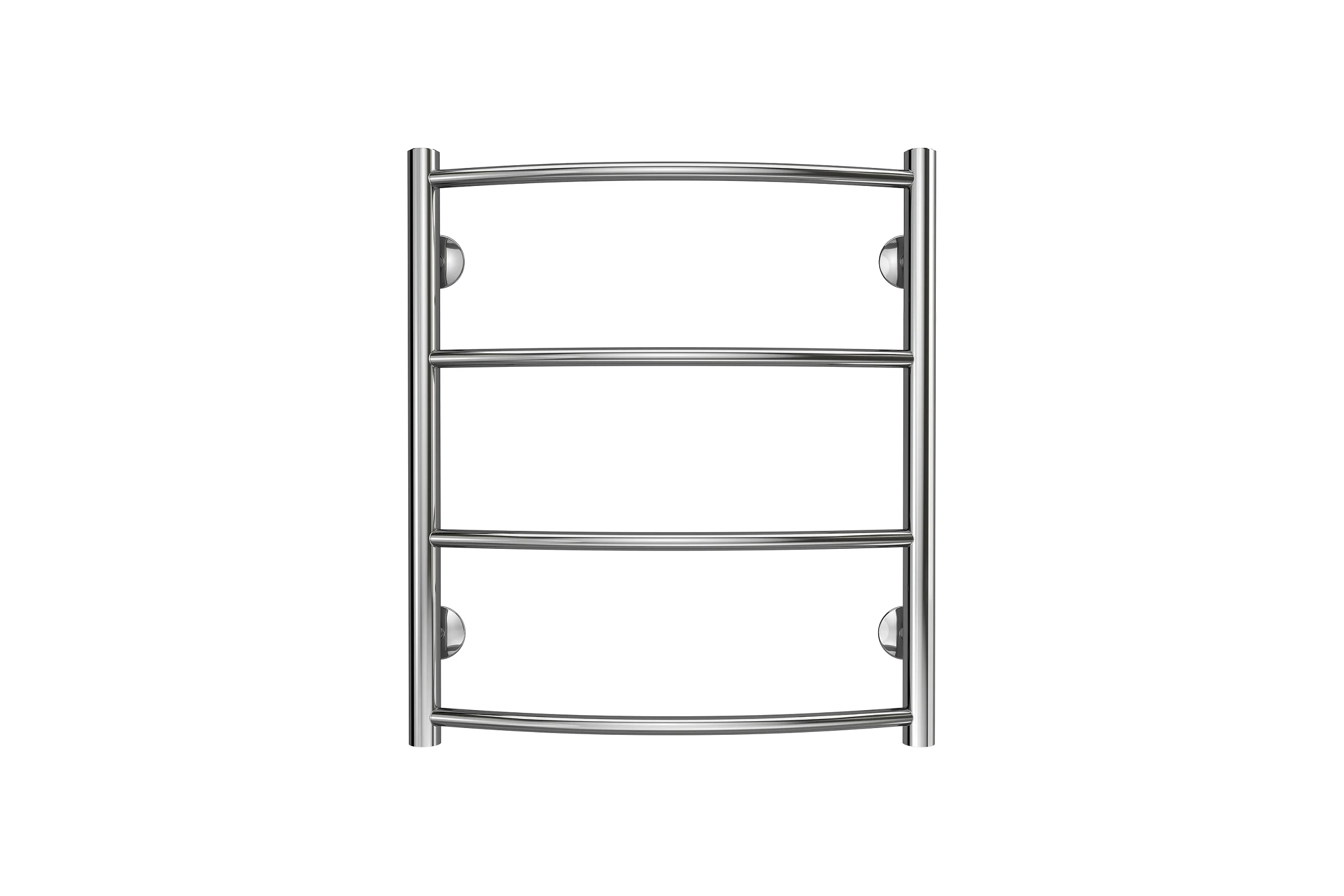 Водяной полотенцесушитель Azario VERONA 500/600 4 перекладины, 1"-1/2", полированный 00088175