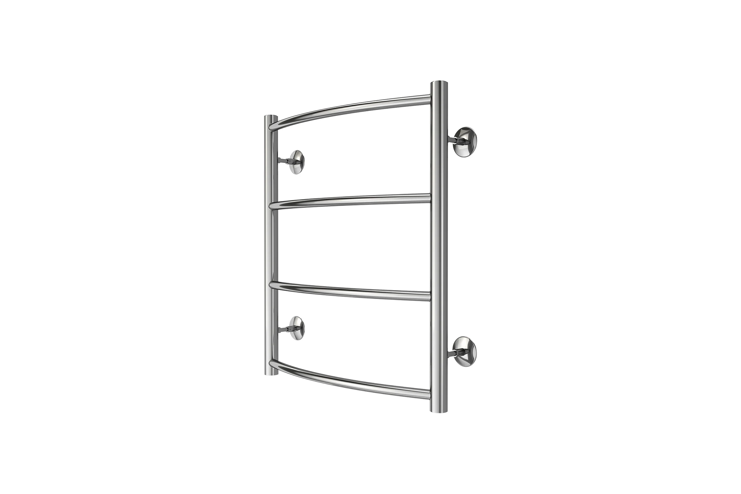 Водяной полотенцесушитель Azario VERONA 500/600 4 перекладины, 1"-1/2", полированный 00088175