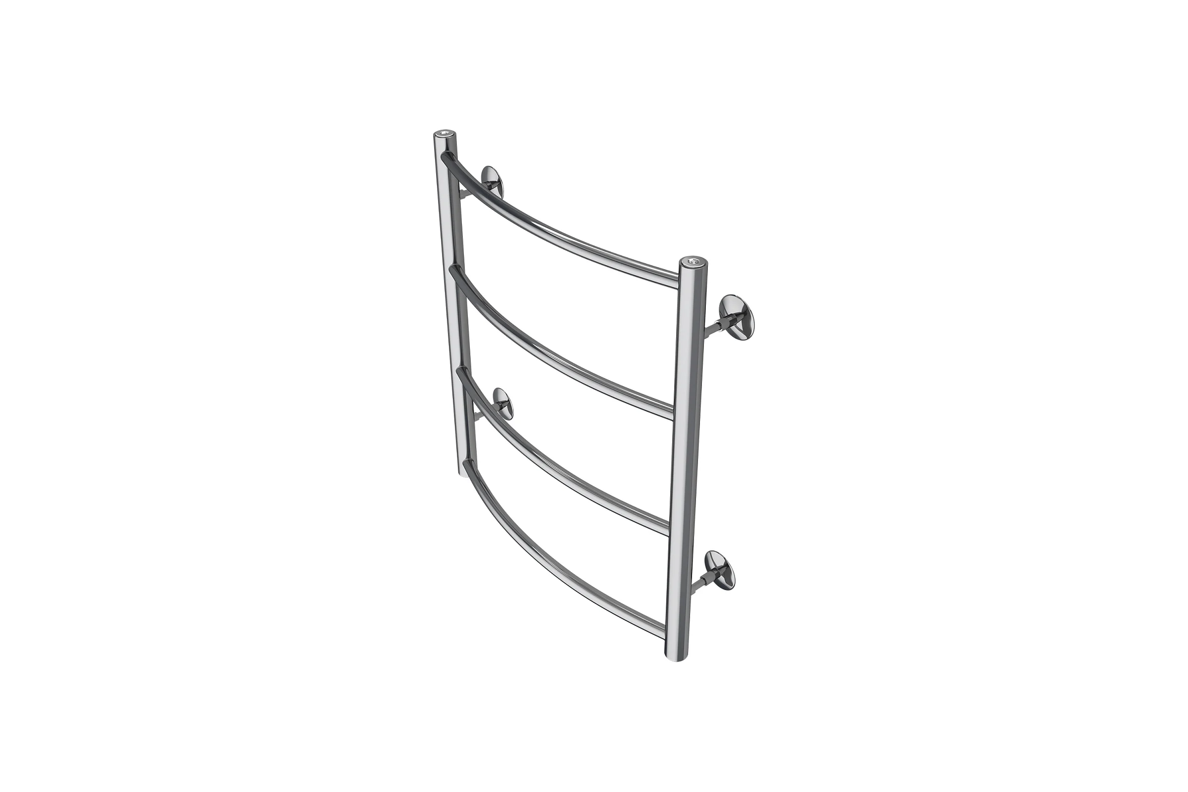 Водяной полотенцесушитель Azario VERONA 500/600 4 перекладины, 1"-1/2", полированный 00088175