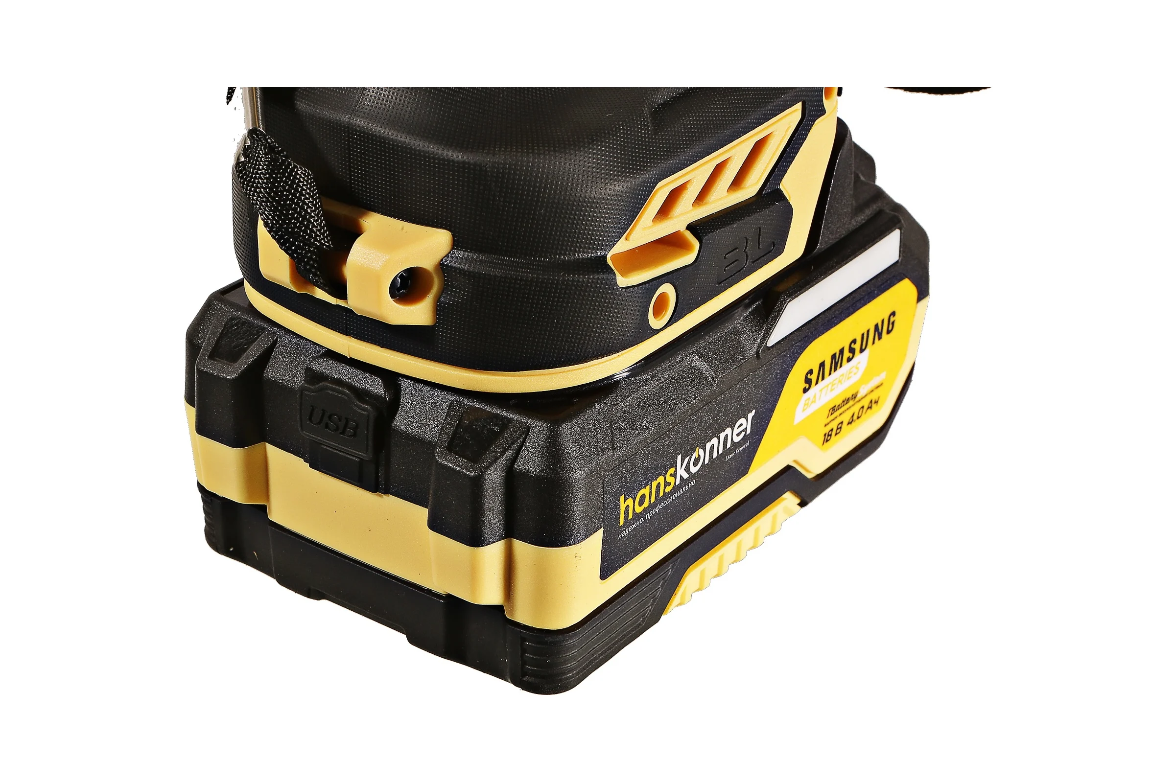 Аккумуляторный шуруповерт Hanskonner 1BatterySystem HCD20165PRO