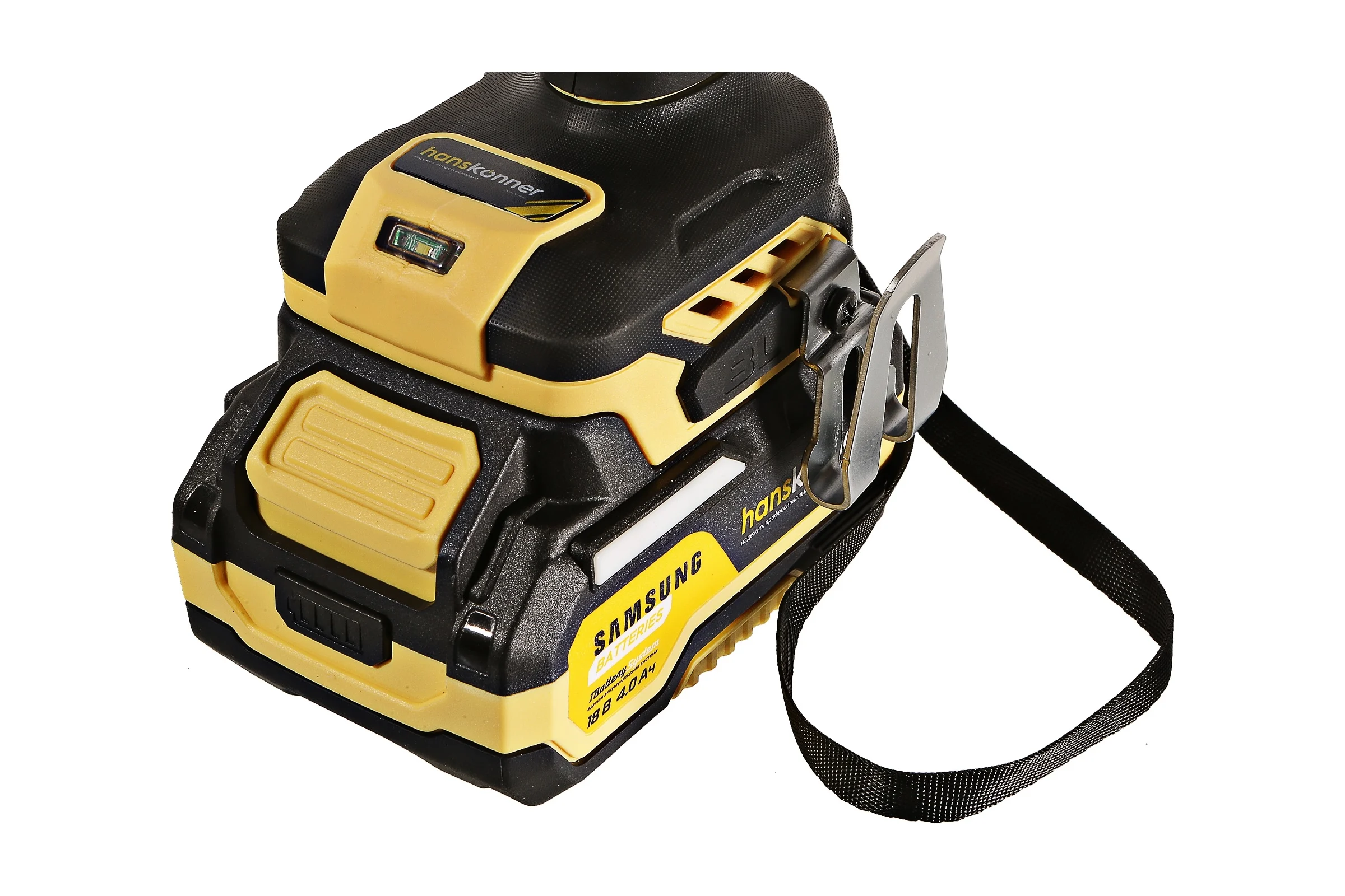 Аккумуляторный шуруповерт Hanskonner 1BatterySystem HCD20165PRO