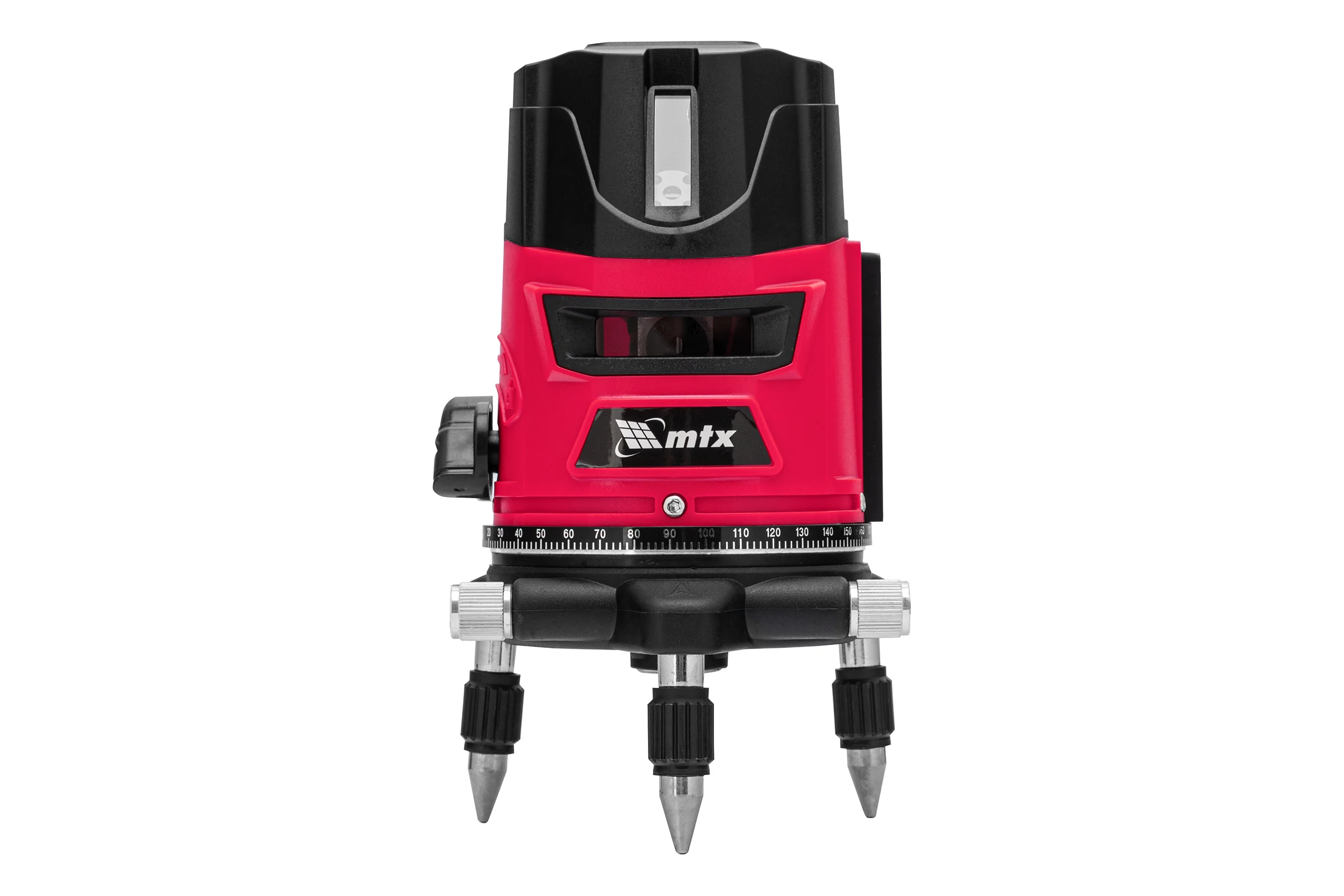 Лазерный уровень MTX crl-30r, 30 м, красный луч, батарейки, резьба 5/8" 35034